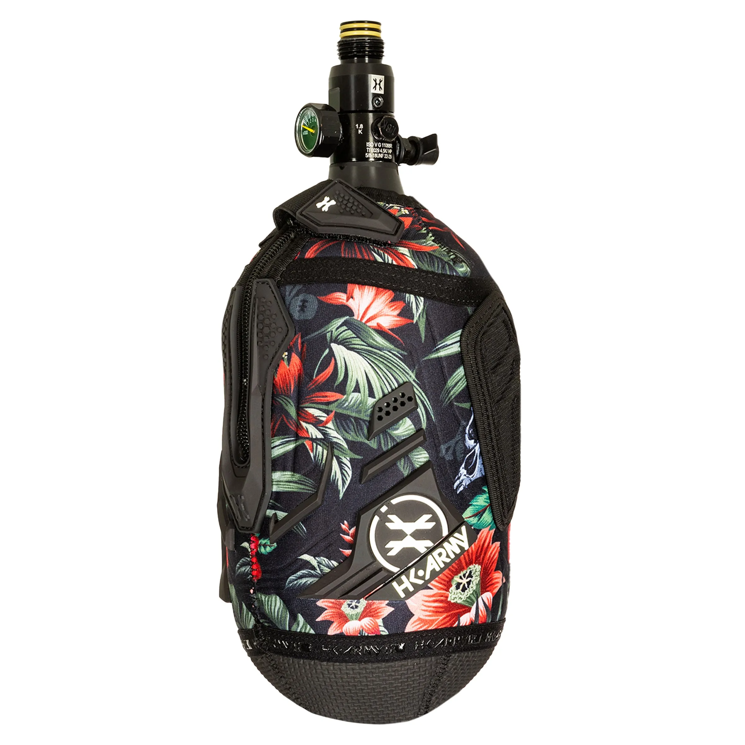 Hardline Armored Tank Cover - Tropical Skull