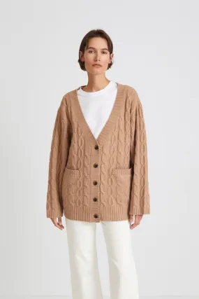 HARLYNN CARDIGAN - BEIGE