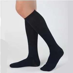 Health Support Vascular Hosiery 20-30 mmHg, Knee Length, Sheer, Black, Regular Size A