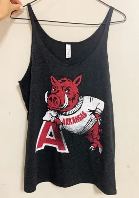 Hog Leaning on 'A' Tank Top