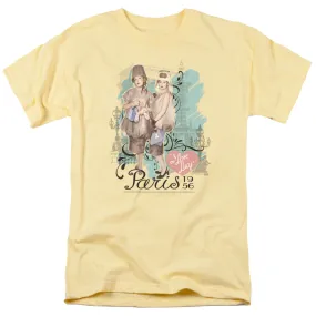 I Love Lucy Paris Dress Mens T Shirt Banana