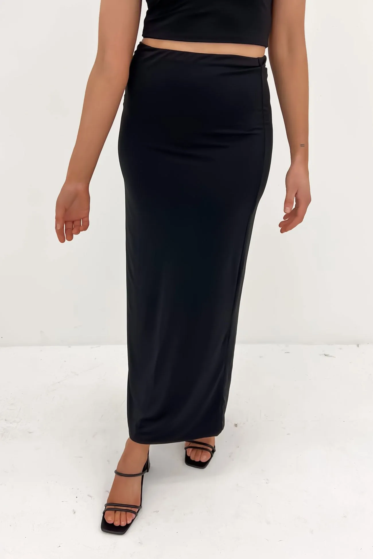 Indie Maxi Skirt Black