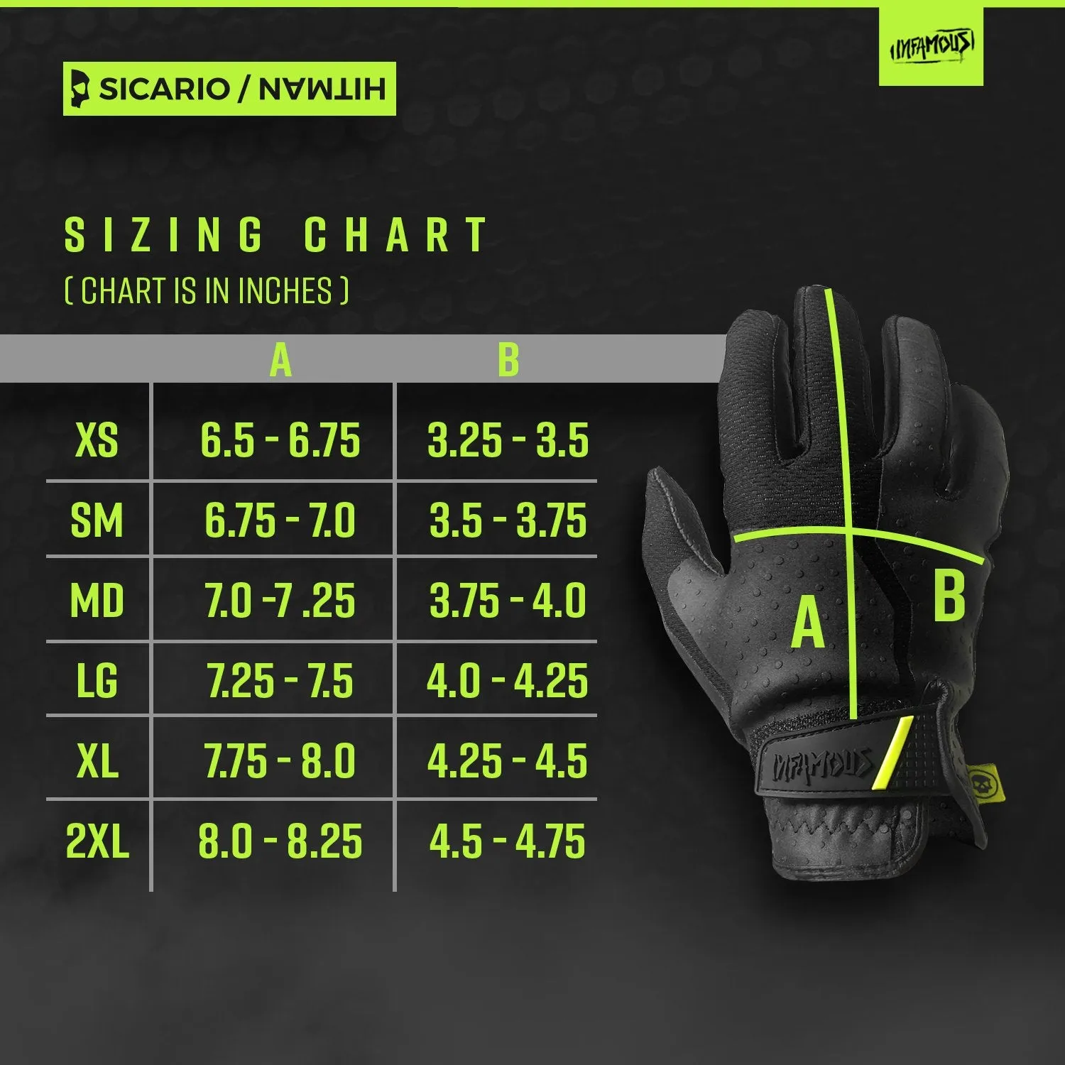 Infamous PRO DNA Sicario Gloves - Youth