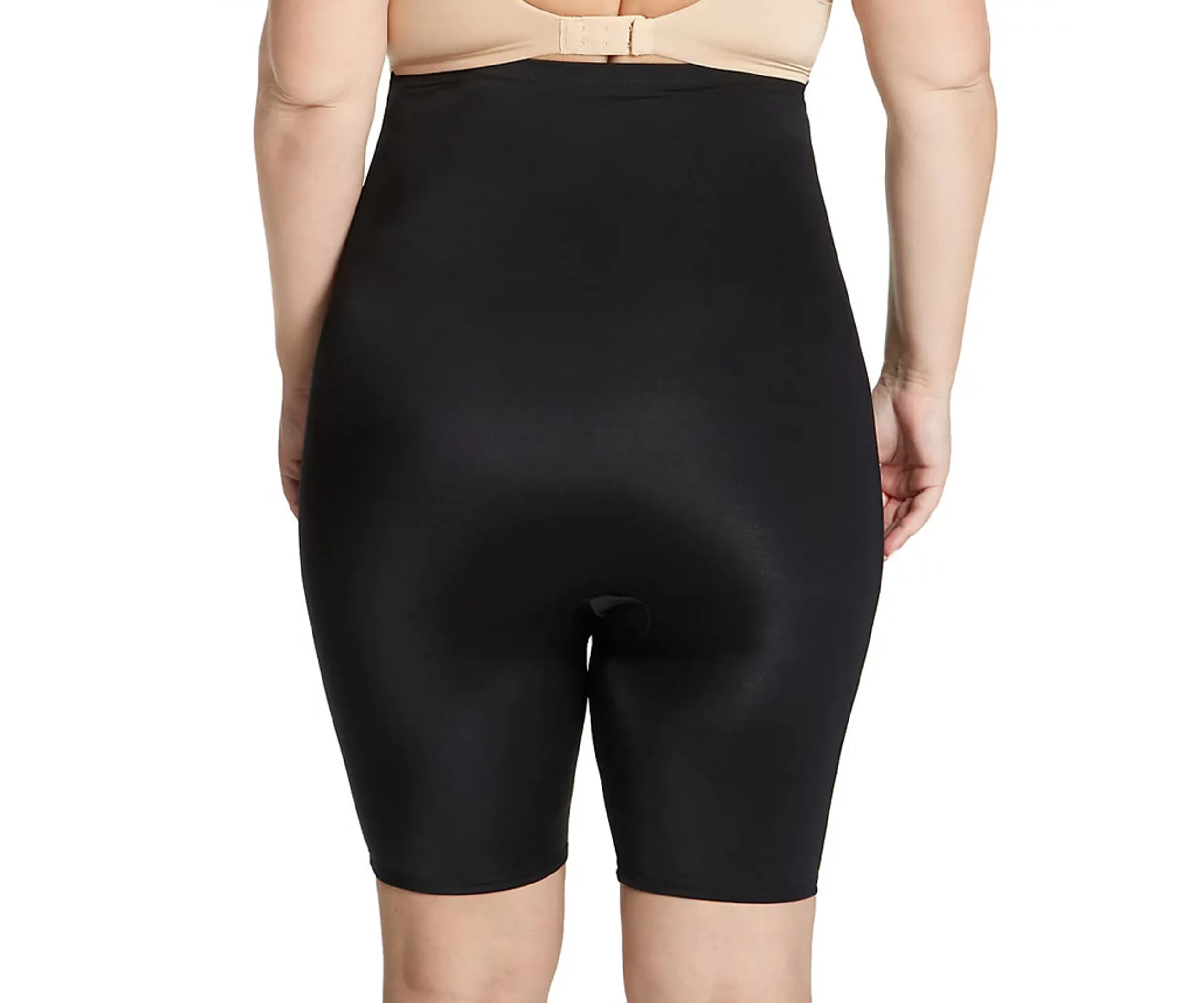 InstantFigure Hi-Waist Shorts Open Gusset Curvy Shapewear - Pack Of: 1