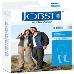 JOBST ActiveWear Knee-High Moderate Compression Socks Medium, Black