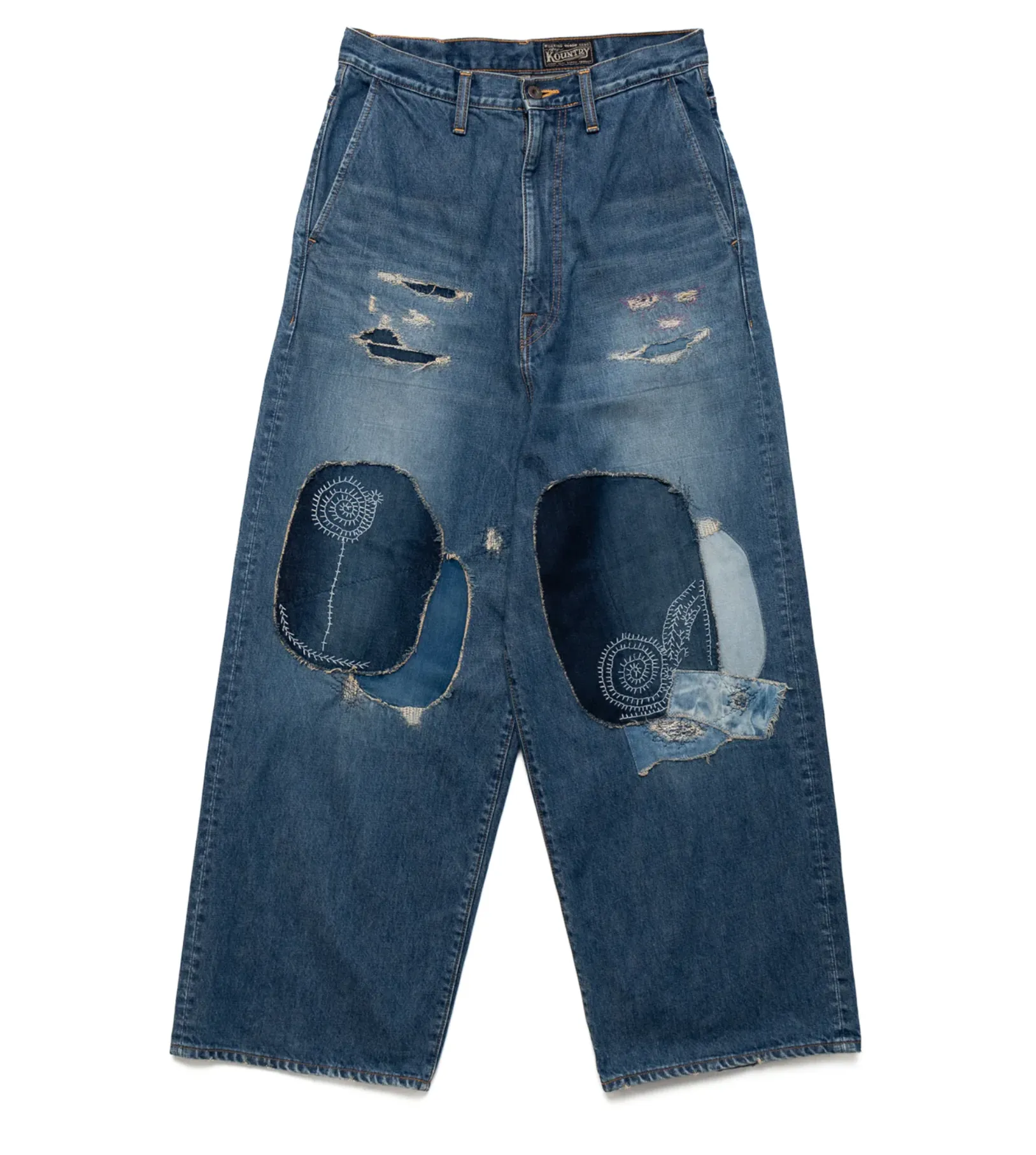 Kapital 'Denim Port' Baggy Jeans