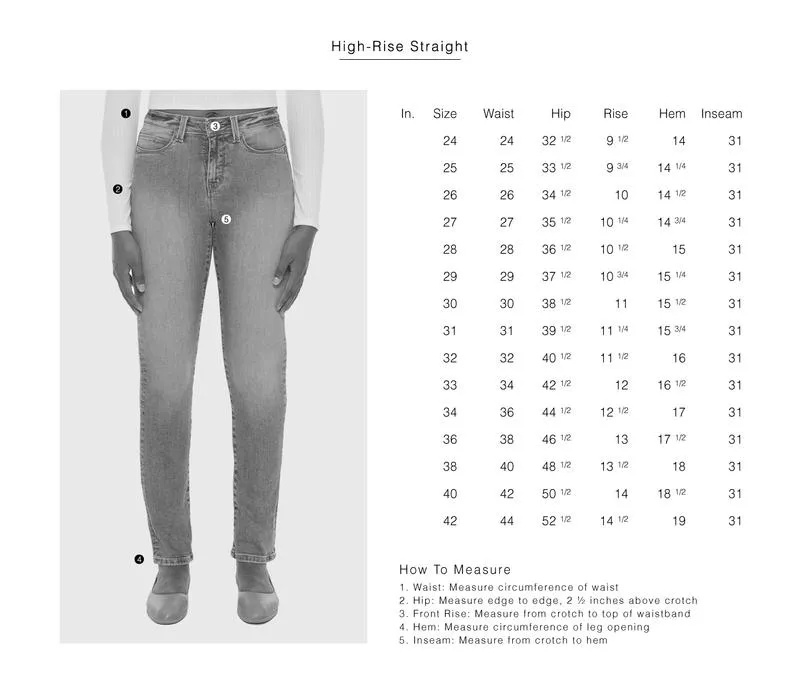 Kate Sustainable High-Rise Straight Leg