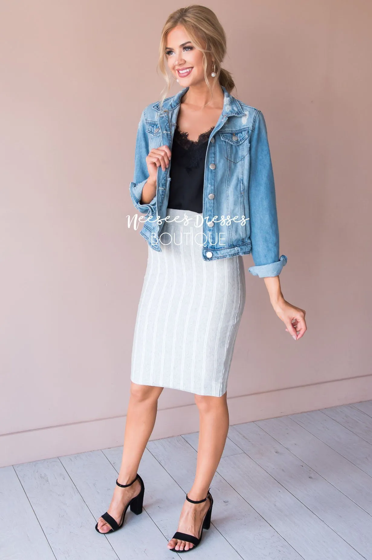 Keep it Cool Sweater Pencil Skirt