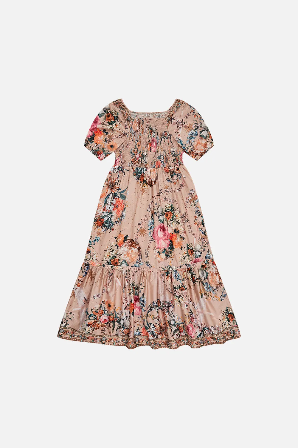 KIDS RIBBON MAXI DRESS 12-14 ROSE GARDEN REVOLUTION