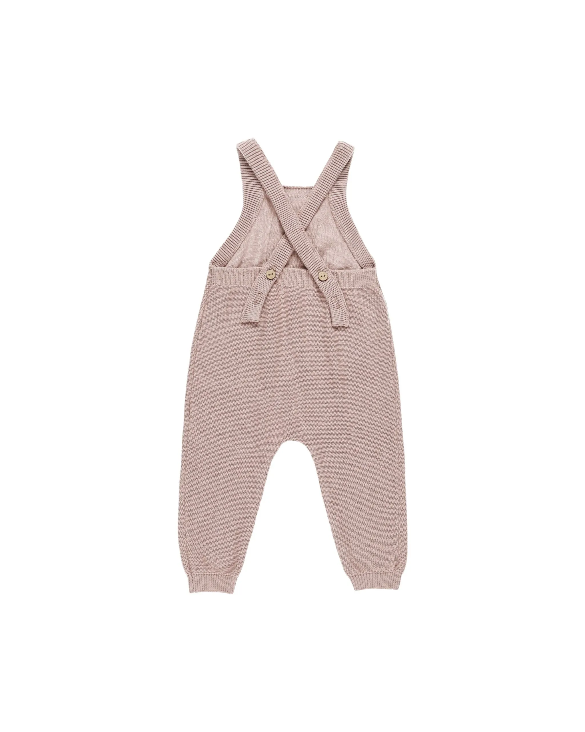 Knit Overalls - Mauve