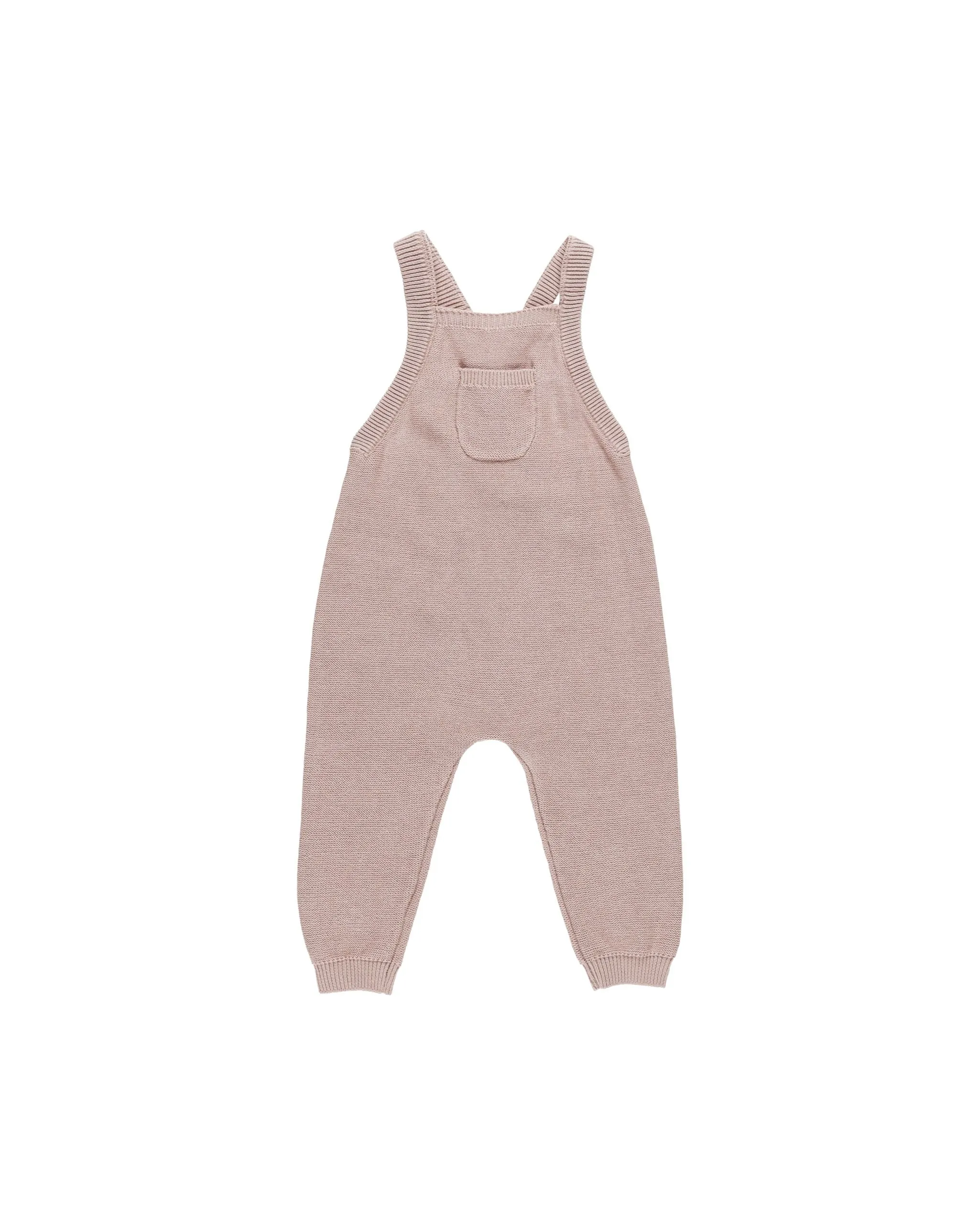 Knit Overalls - Mauve