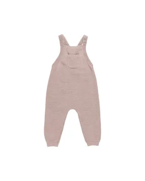 Knit Overalls - Mauve