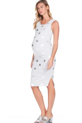 Leia Silver Dot Tank Dress by SOON