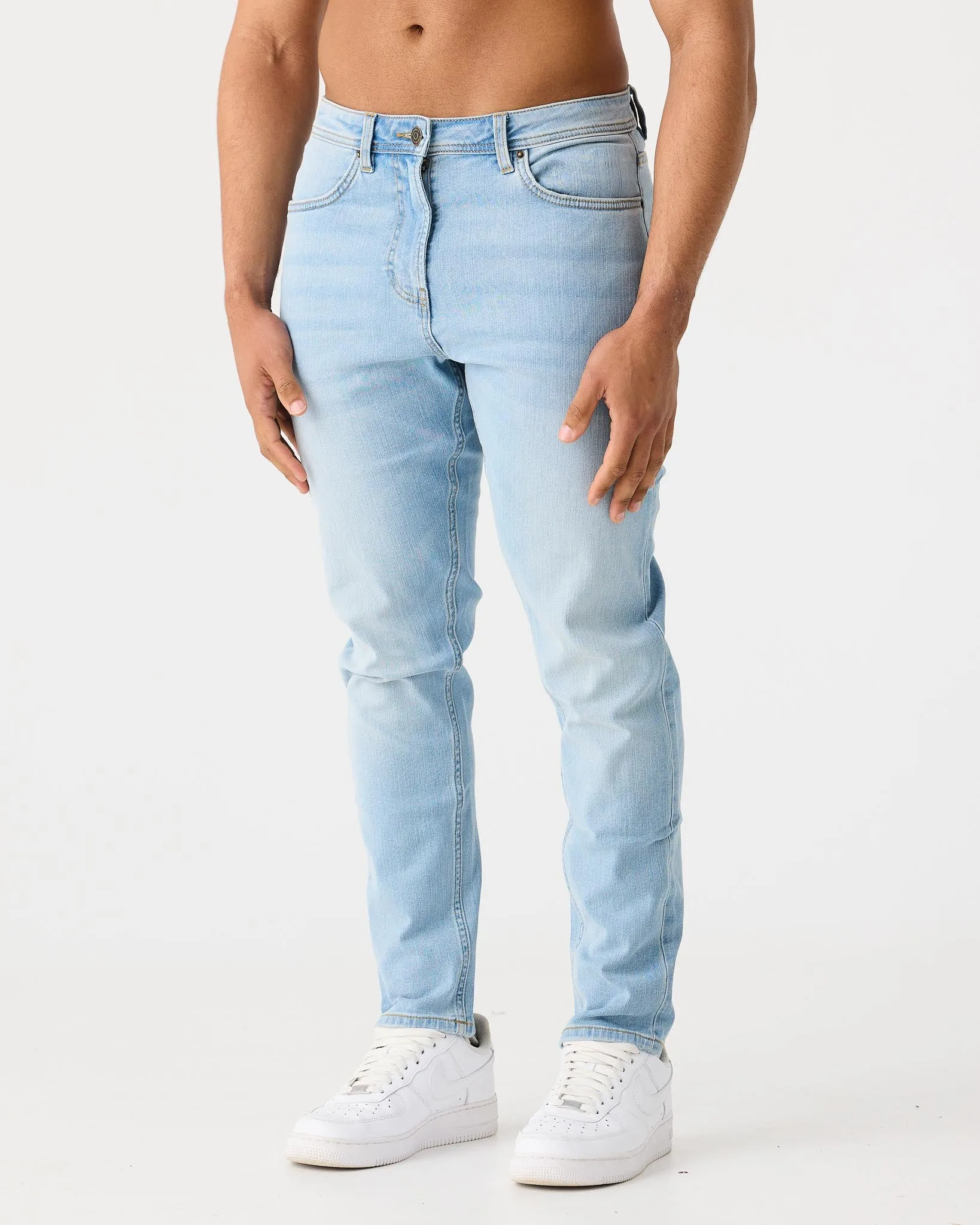 Light Blue Regular Fit Jeans