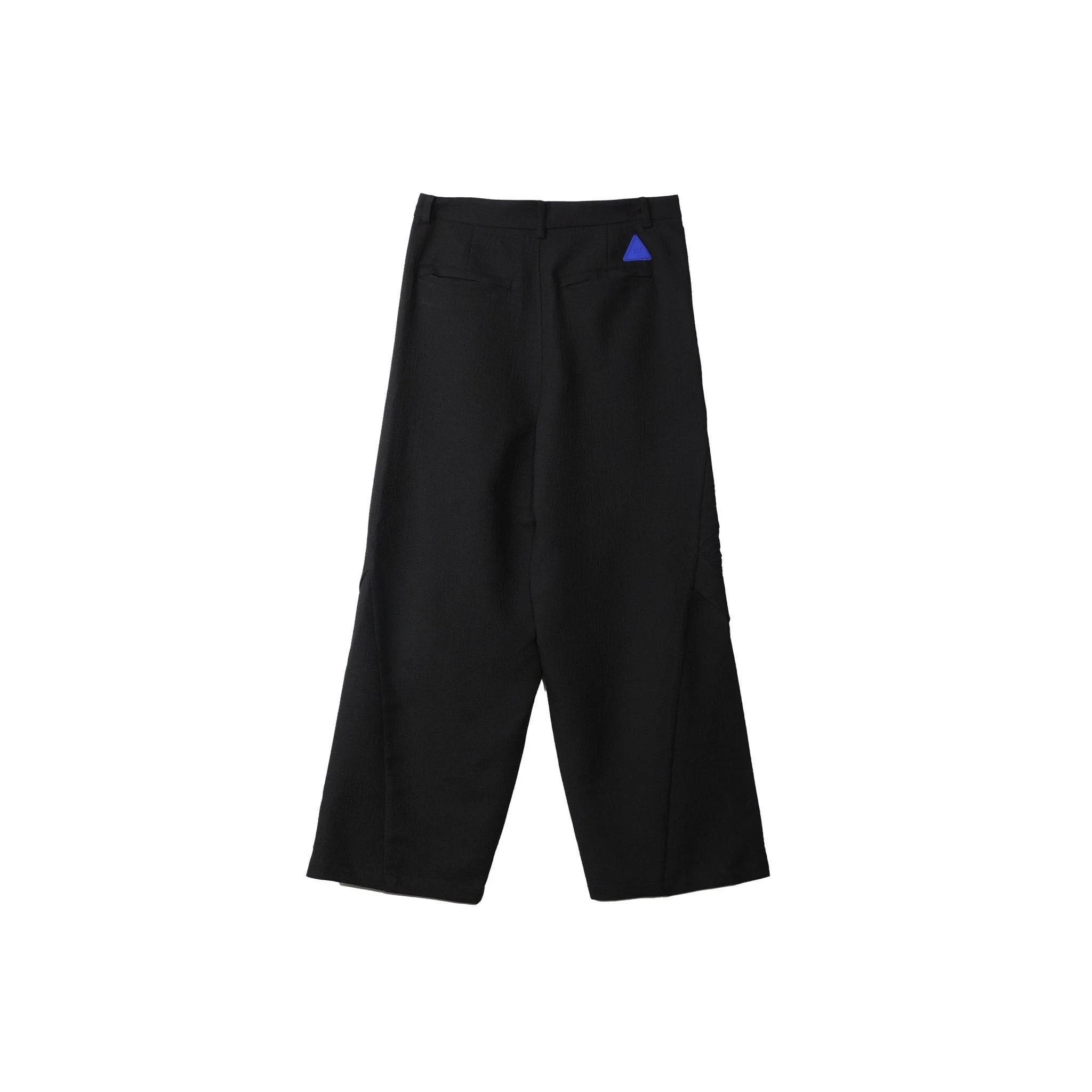 Loose Structure Pants in Black