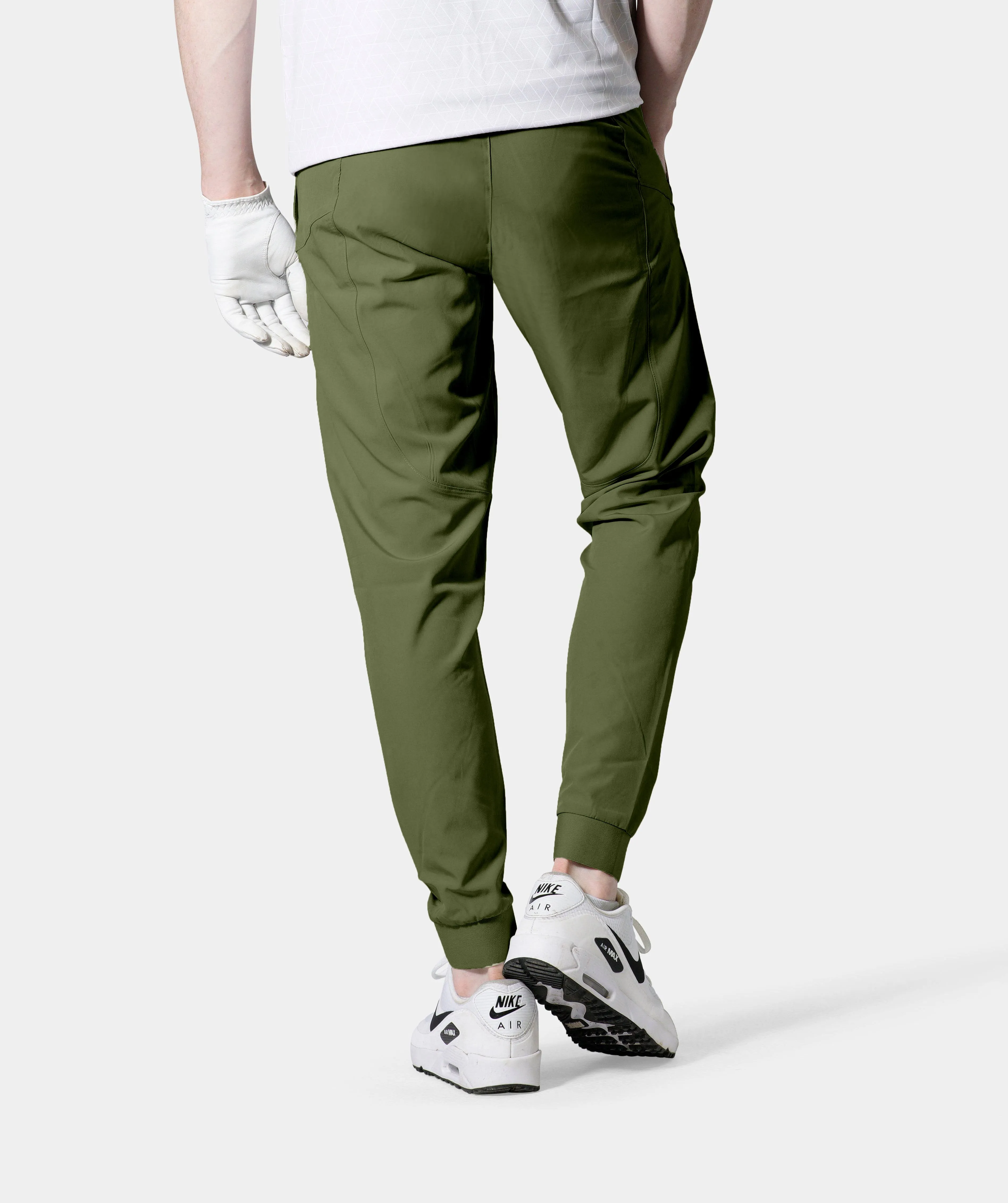 LUXE GOLF JOGGERS - KHAKI