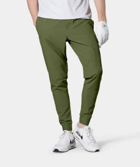 LUXE GOLF JOGGERS - KHAKI