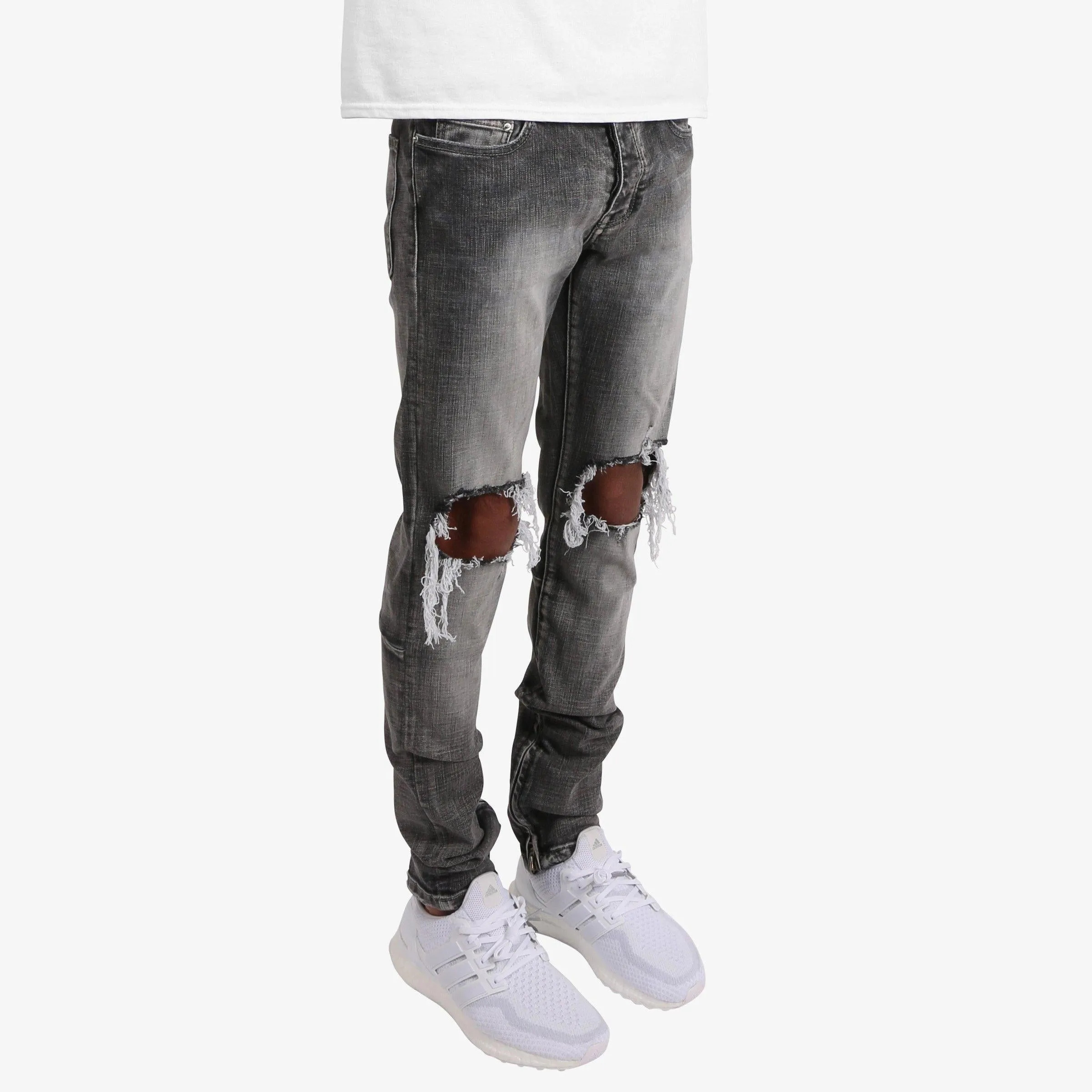 M1 Stretch Denim - Grey