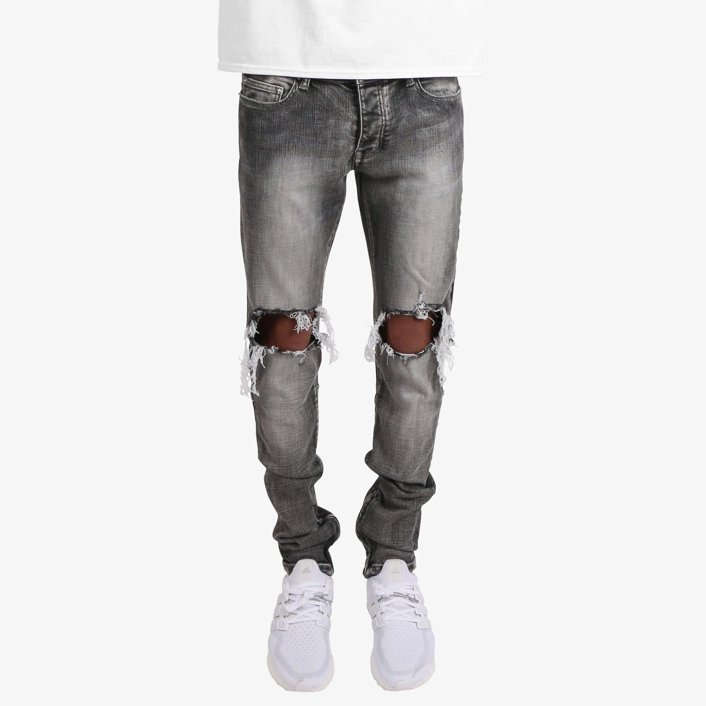 M1 Stretch Denim - Grey