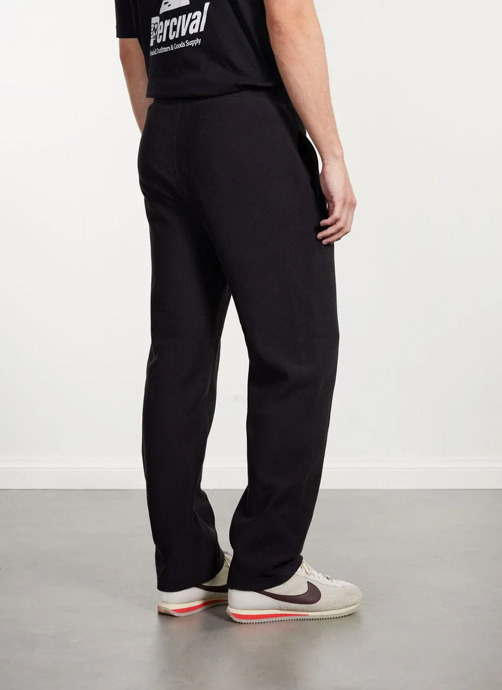 Mascot Straight Leg Trackpants | Champion and Percival | Black