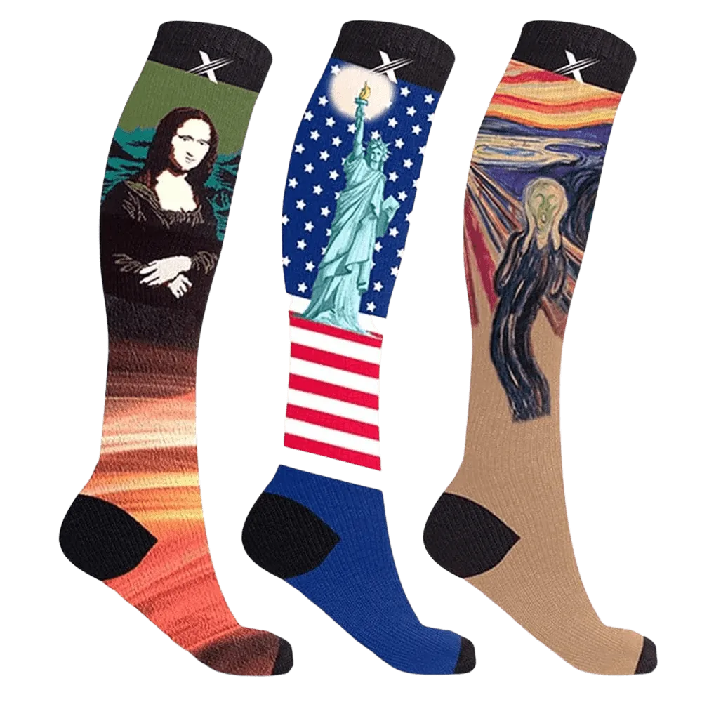 Masterpieces Compression Socks (3-Pairs)