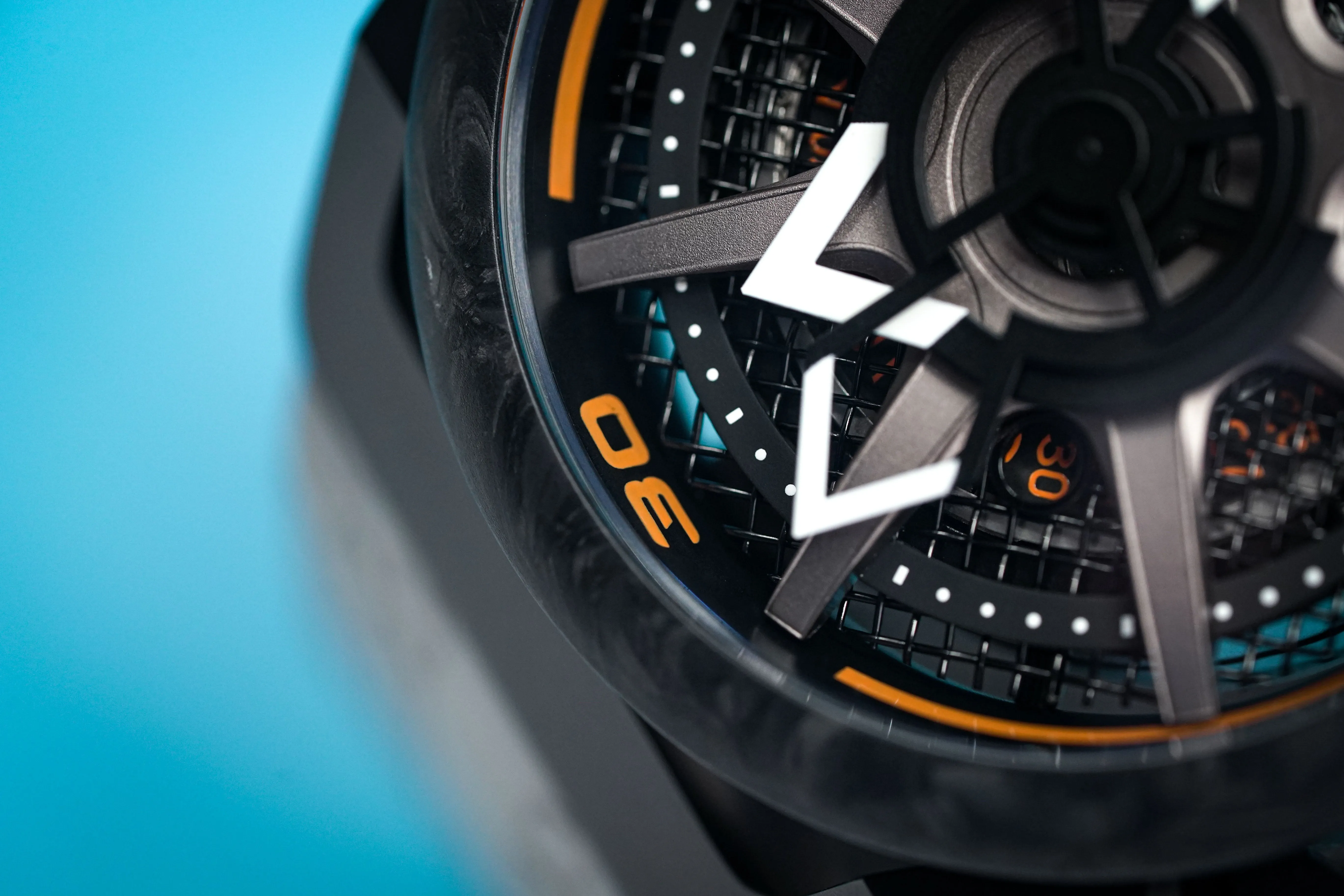 Mazzucato Reversible Watch Monza Orange Carbon