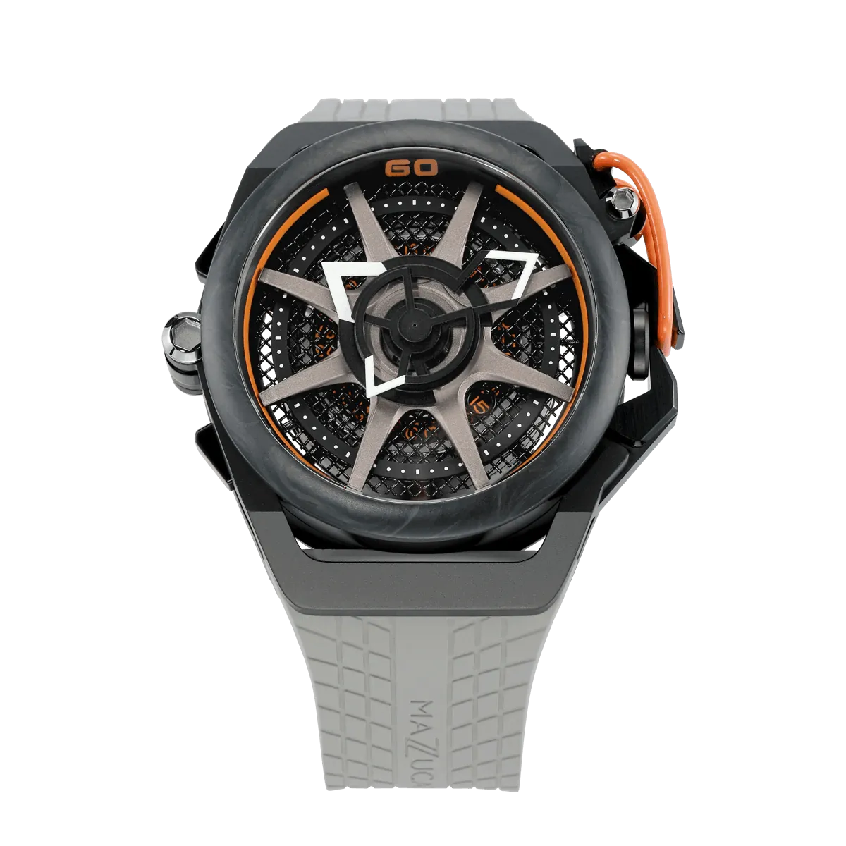 Mazzucato Reversible Watch Monza Orange Carbon