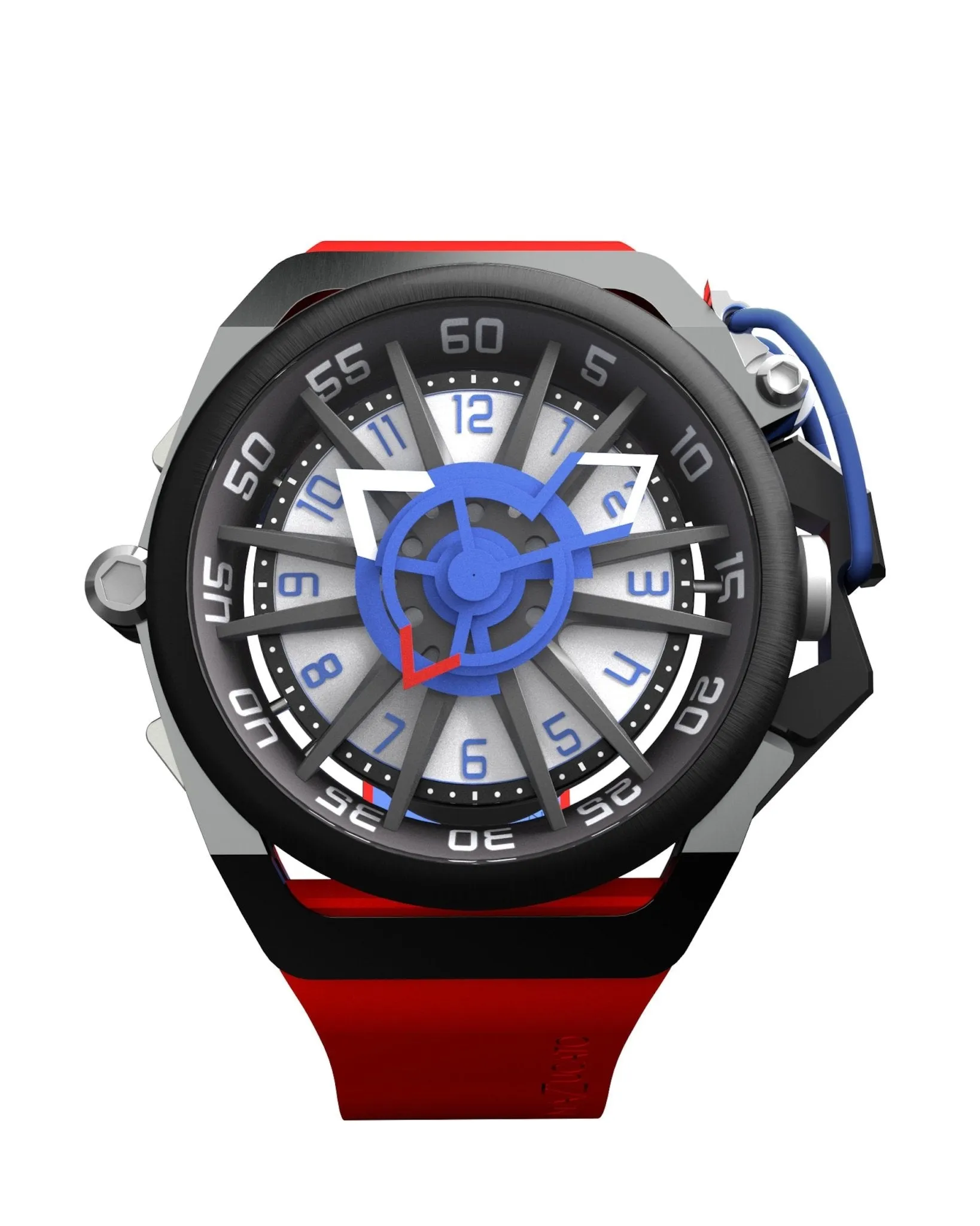 Mazzucato Reversible Watch RIM Red