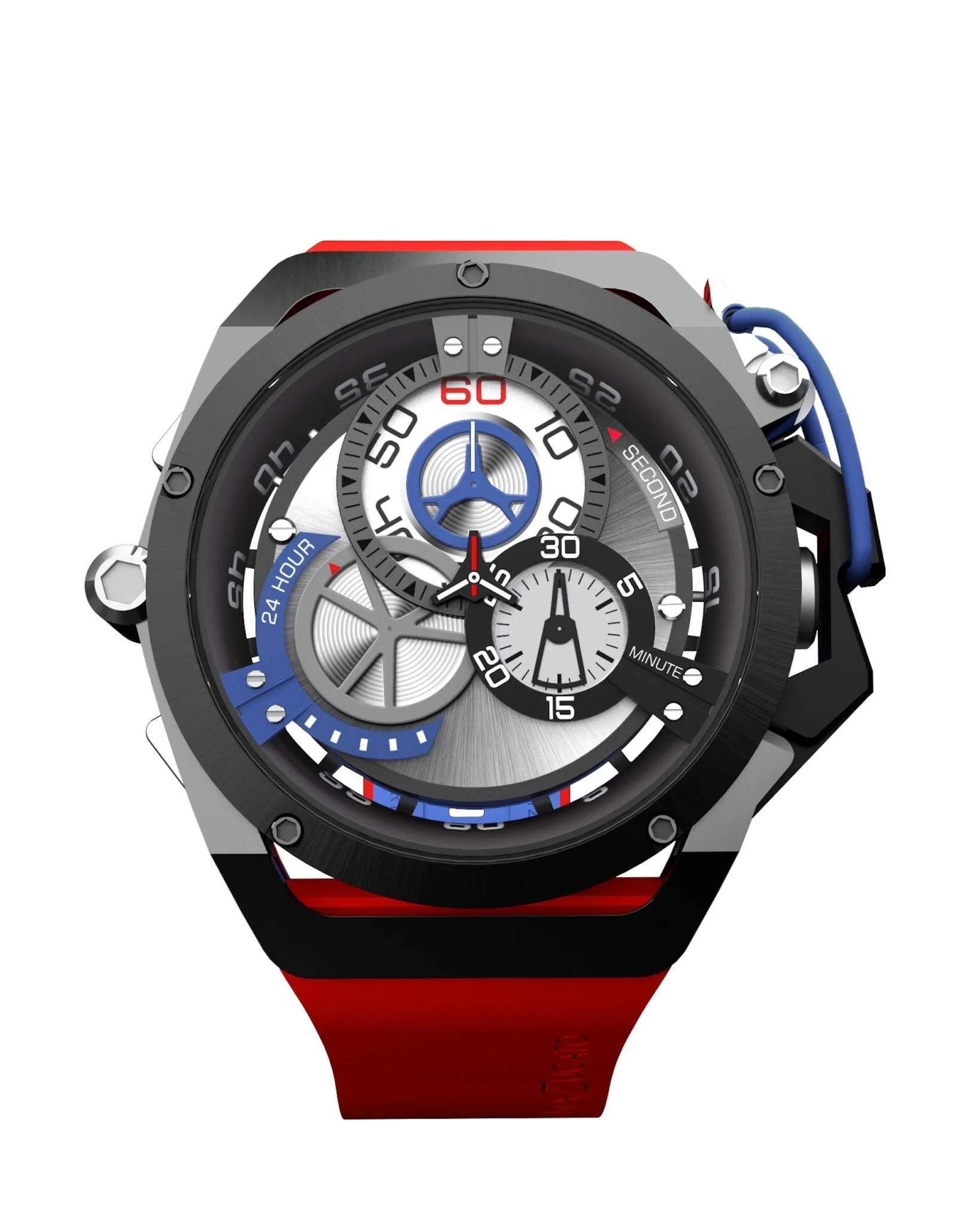 Mazzucato Reversible Watch RIM Red