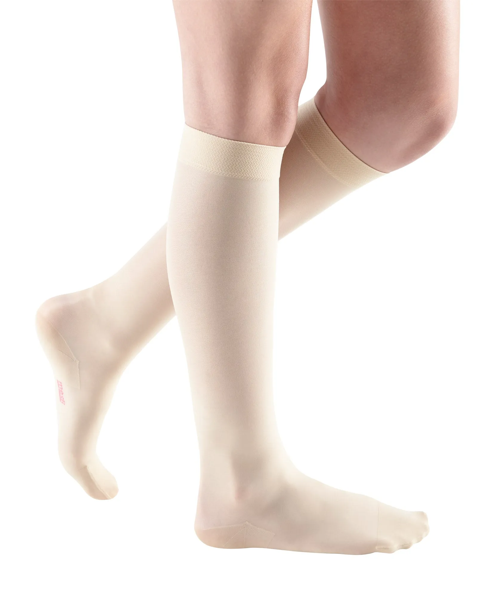 mediven sheer & soft 8-15 mmHg Calf High Closed Toe Compression Stockings