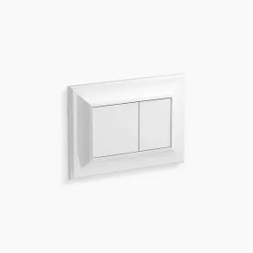 Memoirs Rectangle Flush Actuator Plate in White