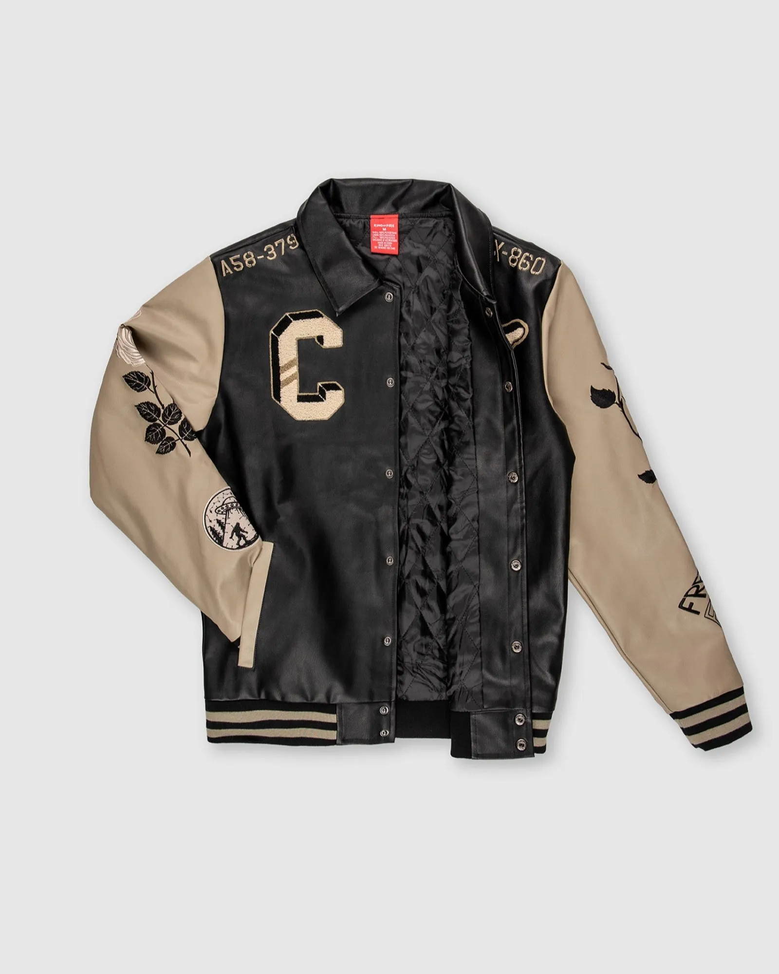 MEN'S PARADISE FULL PU VARSITY JACKET