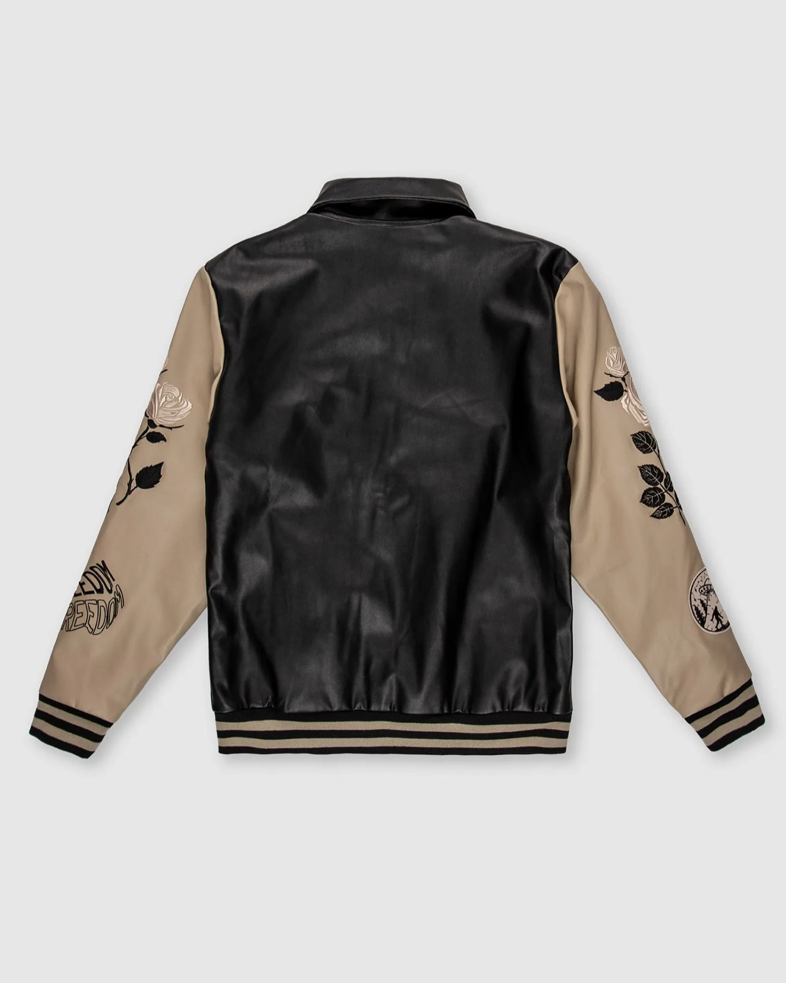 MEN'S PARADISE FULL PU VARSITY JACKET