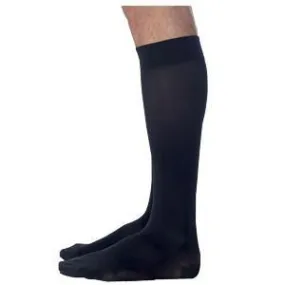 Midtown Microfiber Calf, 30-40 mmHg, Large, Long, Closed, Black