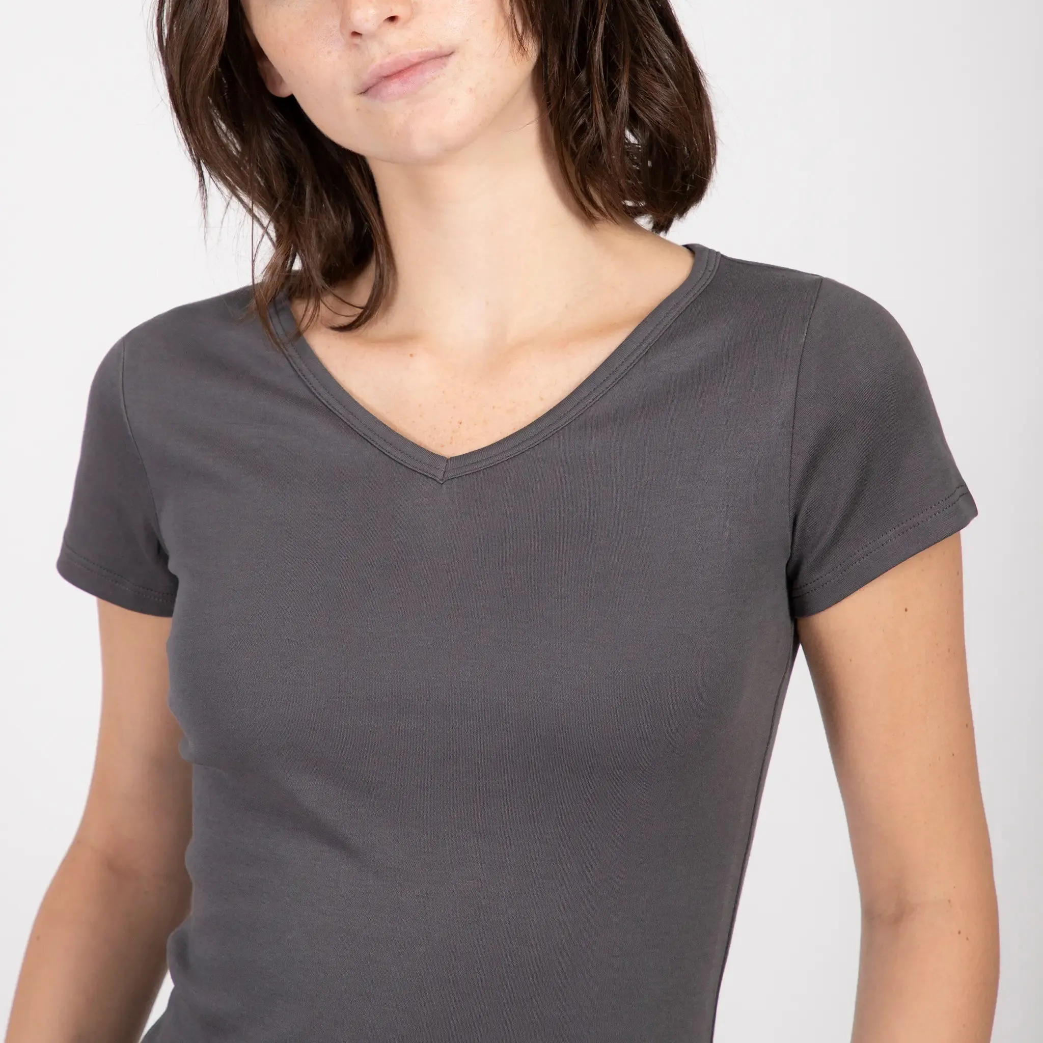 Mix 4 Pack - Women's Organic Crew Neck, V-Neck, Tank Top, & Long Sleeve