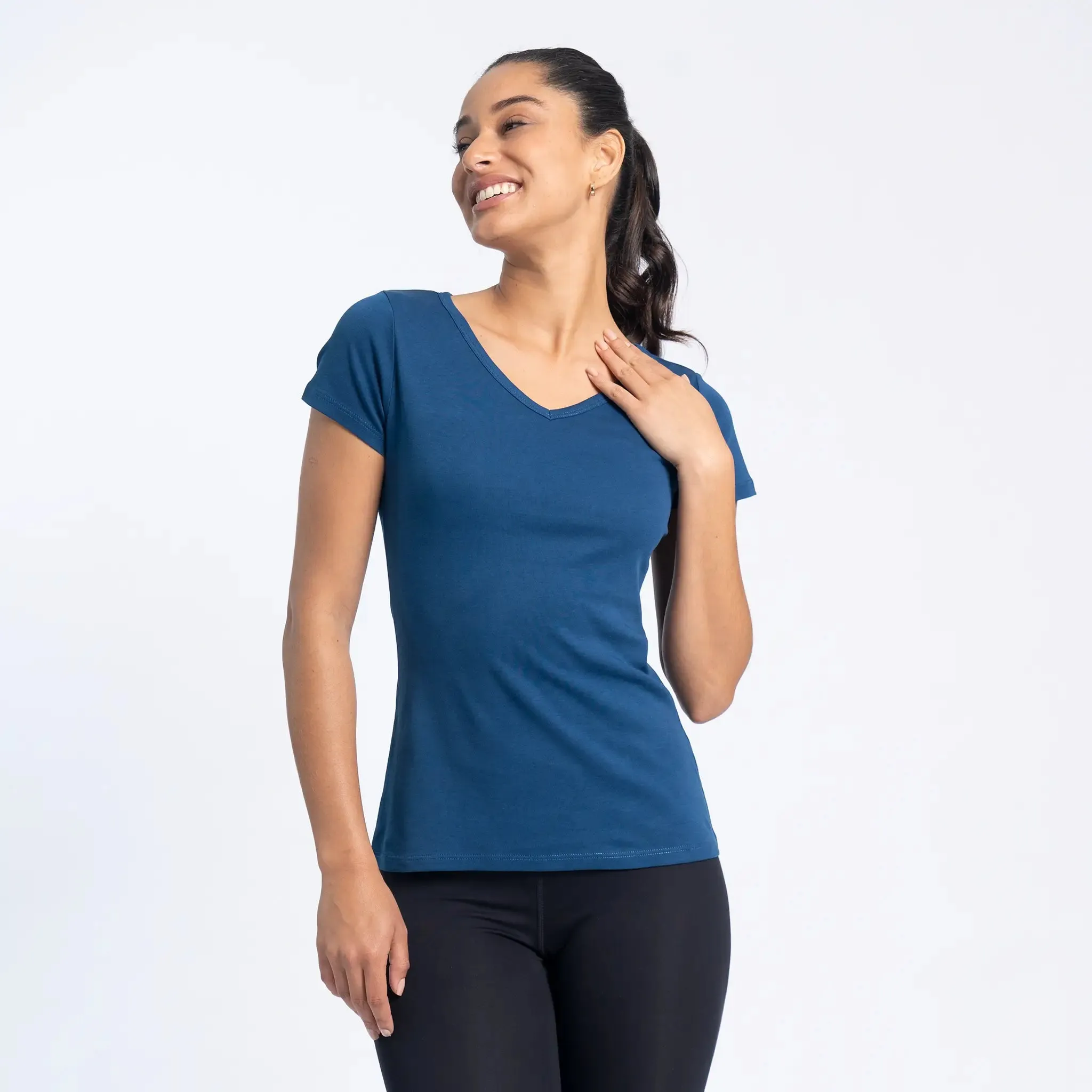 Mix 4 Pack - Women's Organic Crew Neck, V-Neck, Tank Top, & Long Sleeve