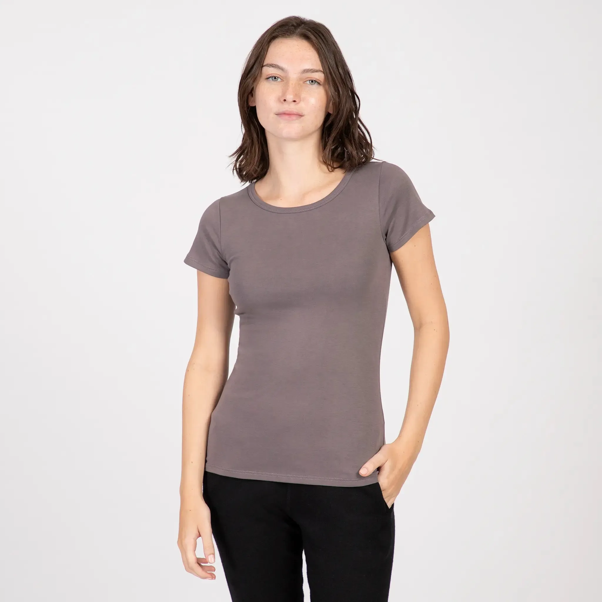 Mix 4 Pack - Women's Organic Crew Neck, V-Neck, Tank Top, & Long Sleeve