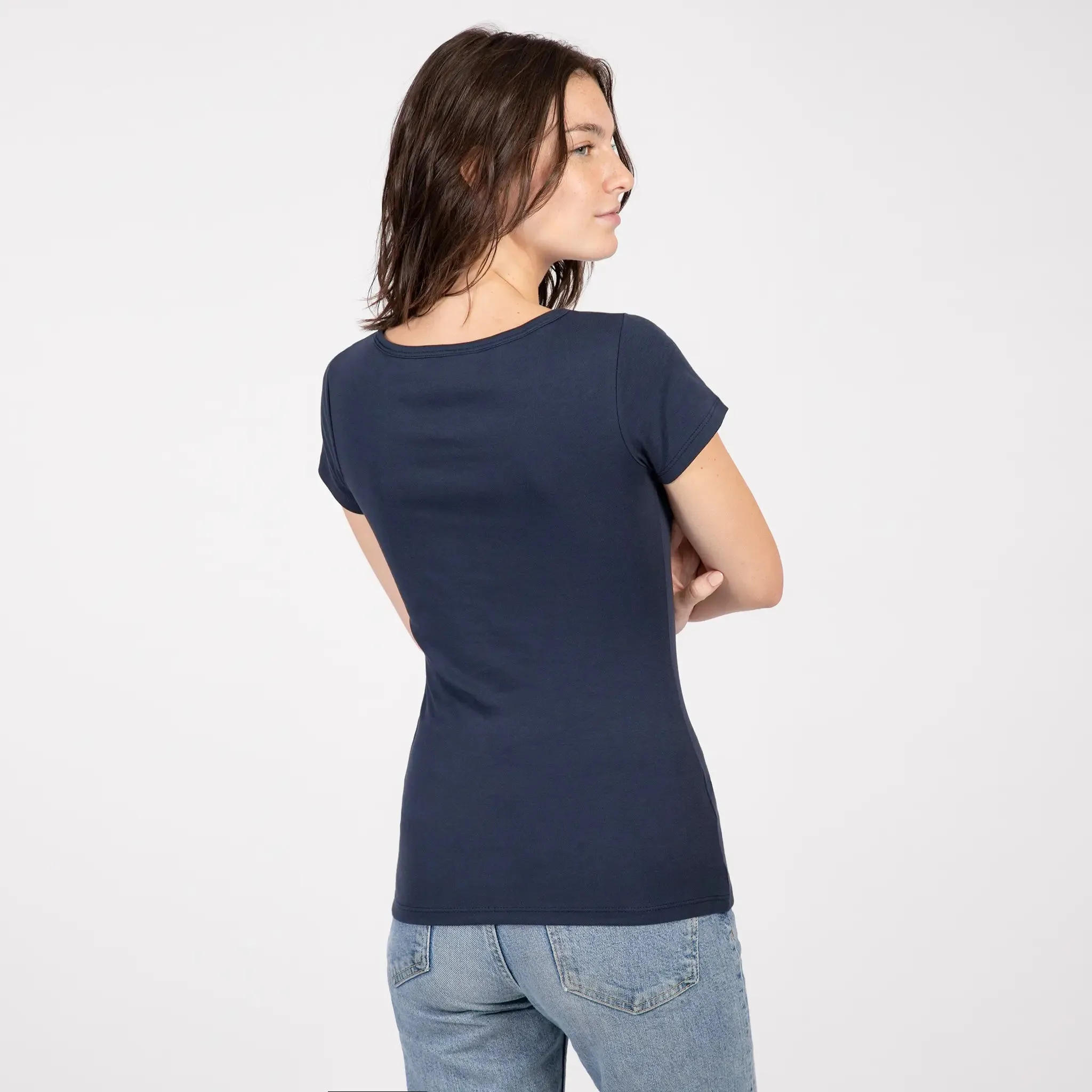 Mix 4 Pack - Women's Organic Crew Neck, V-Neck, Tank Top, & Long Sleeve