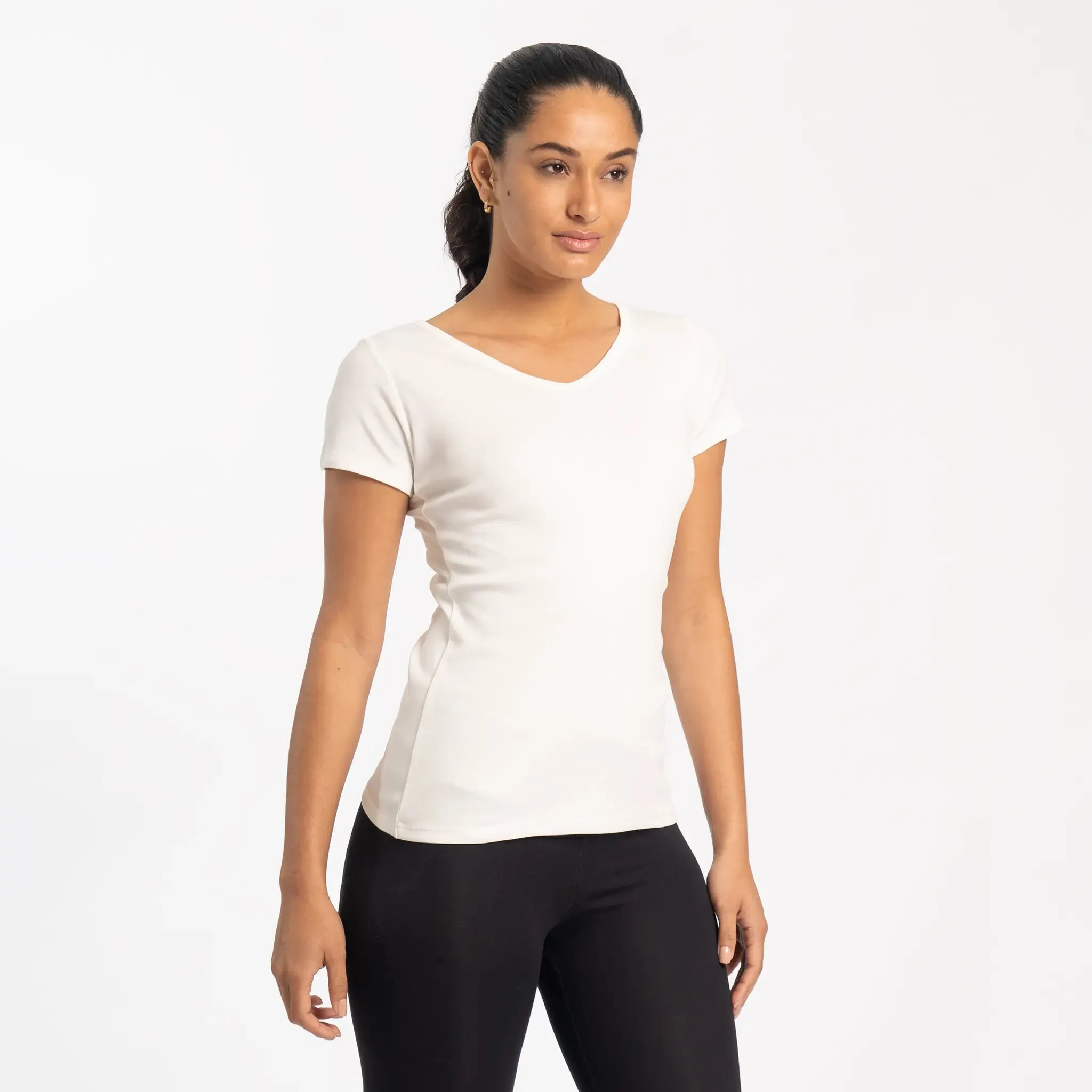 Mix 4 Pack - Women's Organic Crew Neck, V-Neck, Tank Top, & Long Sleeve