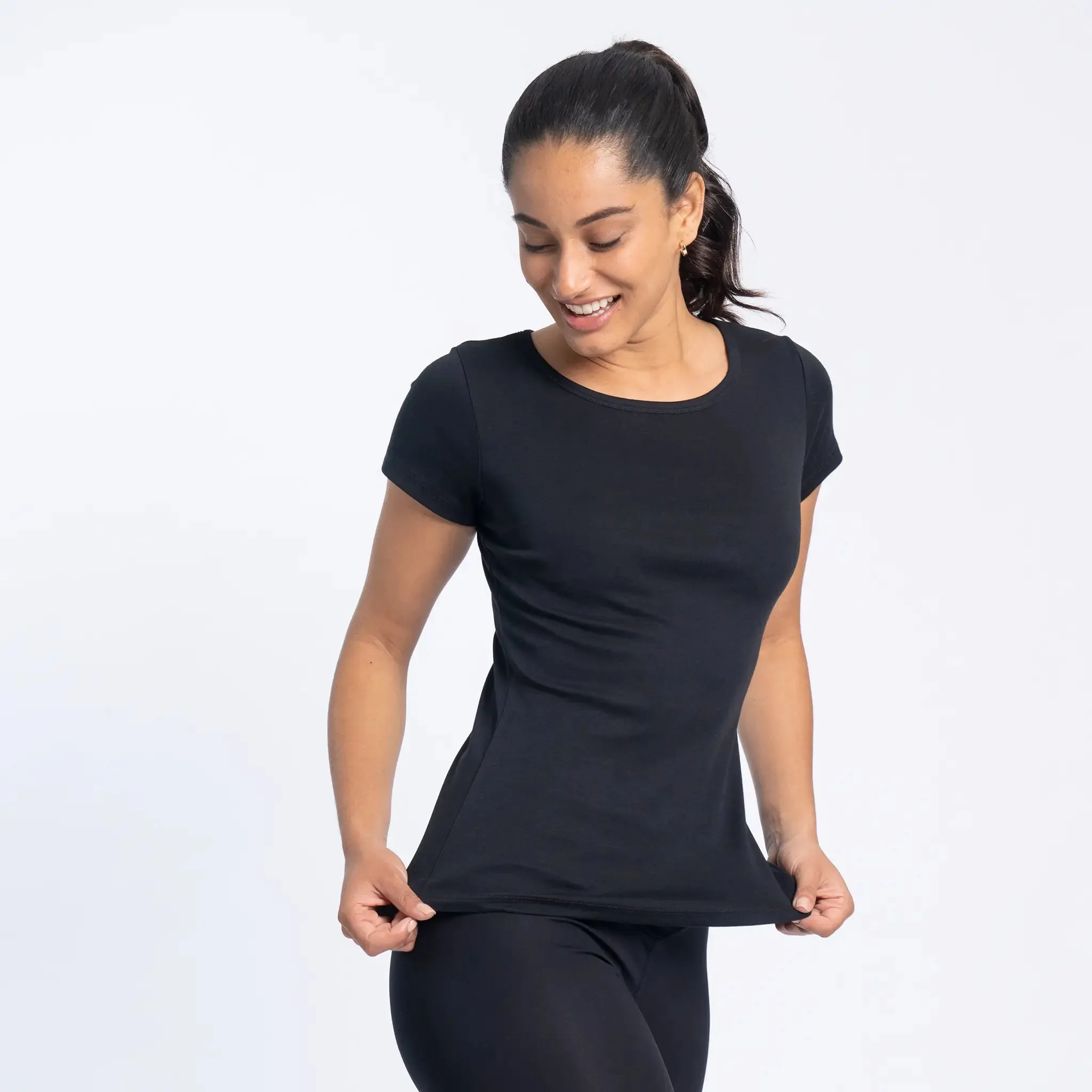 Mix 4 Pack - Women's Organic Crew Neck, V-Neck, Tank Top, & Long Sleeve