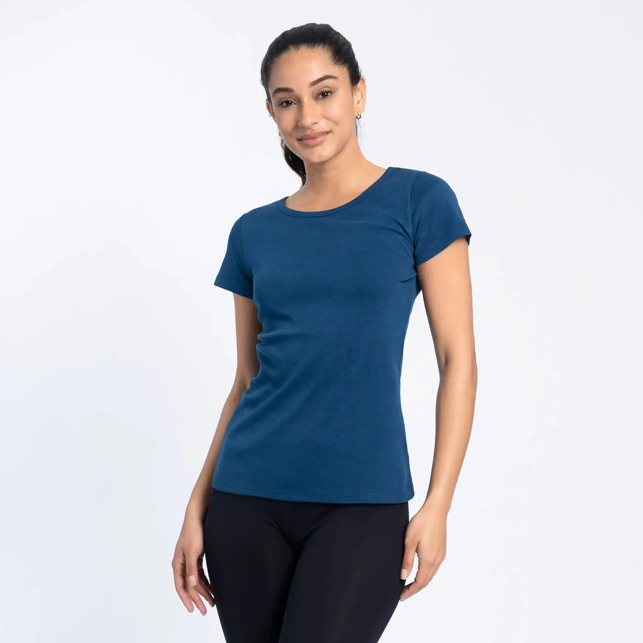 Mix 4 Pack - Women's Organic Crew Neck, V-Neck, Tank Top, & Long Sleeve