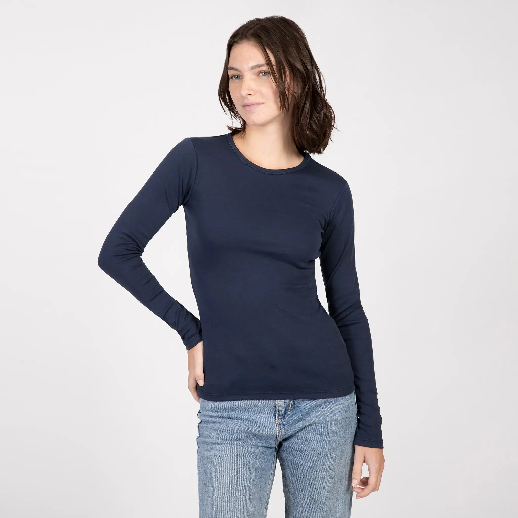 Mix 4 Pack - Women's Organic Crew Neck, V-Neck, Tank Top, & Long Sleeve