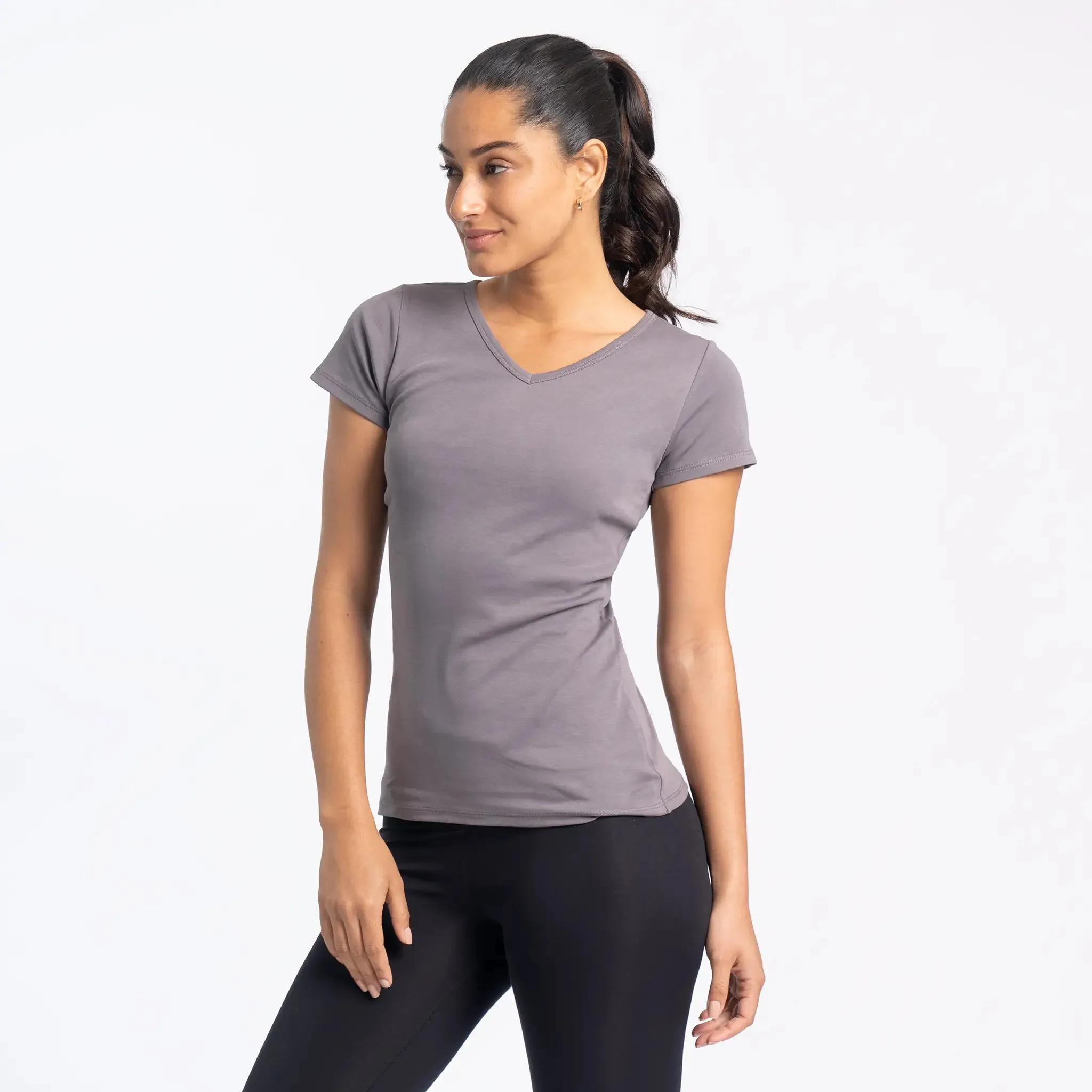 Mix 4 Pack - Women's Organic Crew Neck, V-Neck, Tank Top, & Long Sleeve