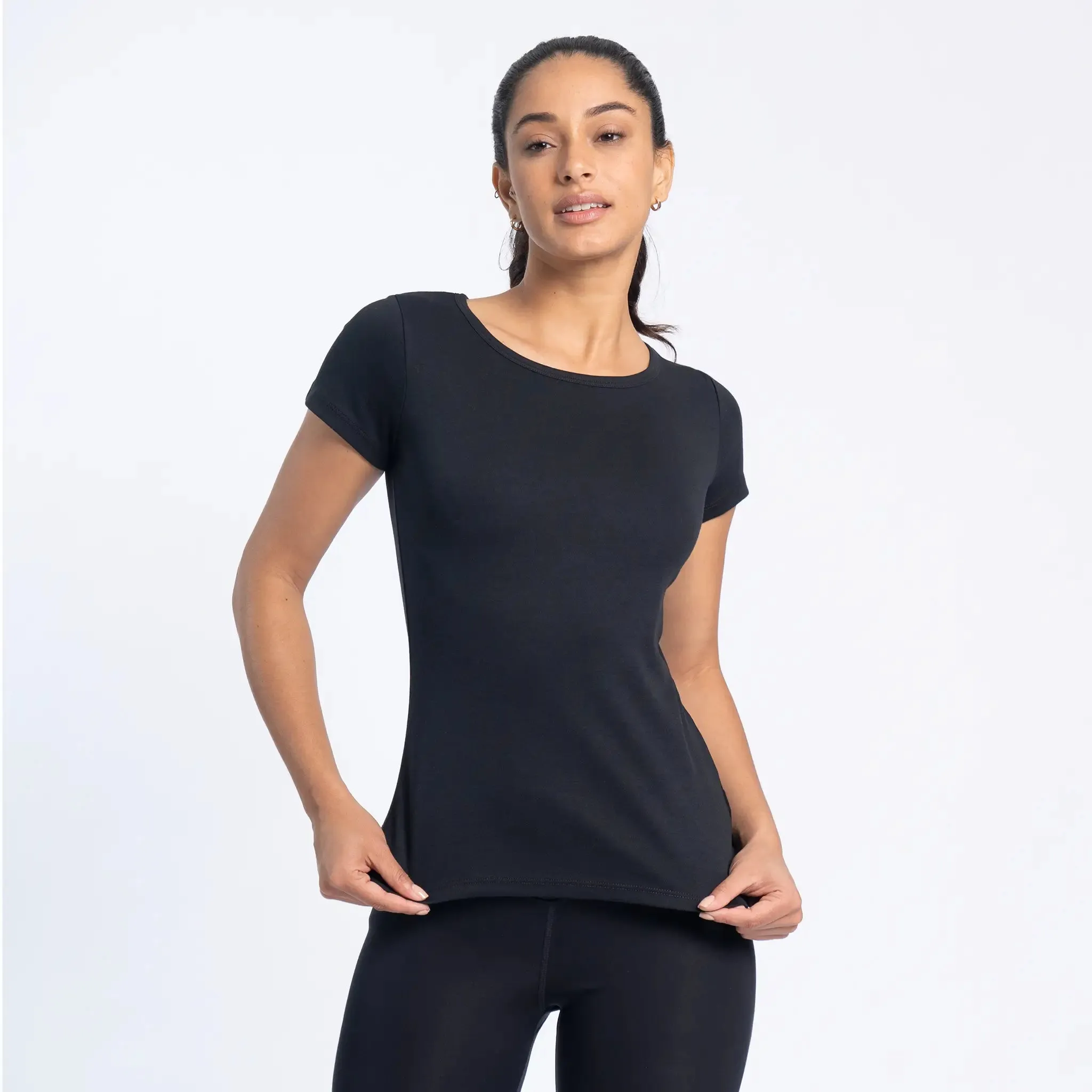 Mix 4 Pack - Women's Organic Crew Neck, V-Neck, Tank Top, & Long Sleeve