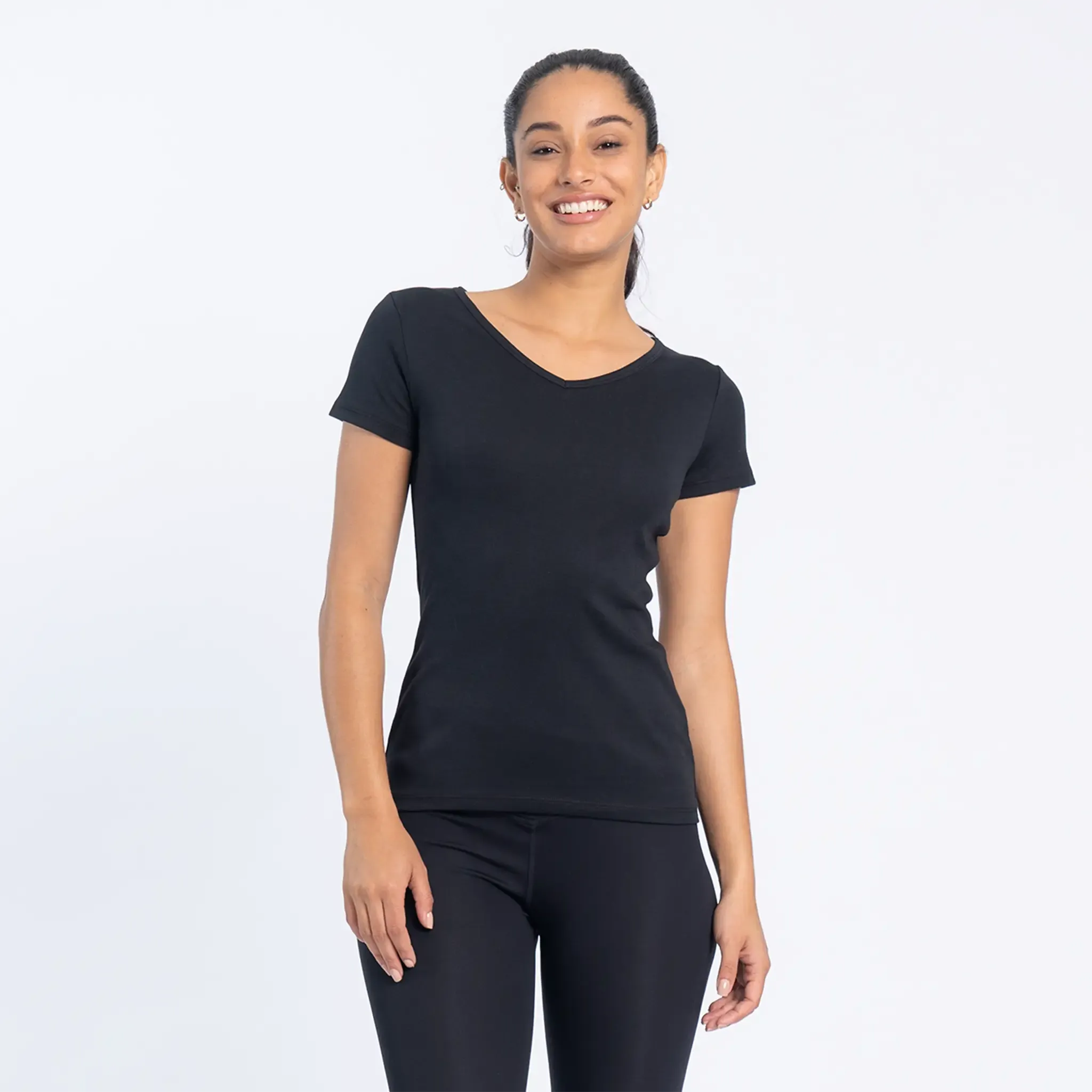 Mix 4 Pack - Women's Organic Crew Neck, V-Neck, Tank Top, & Long Sleeve