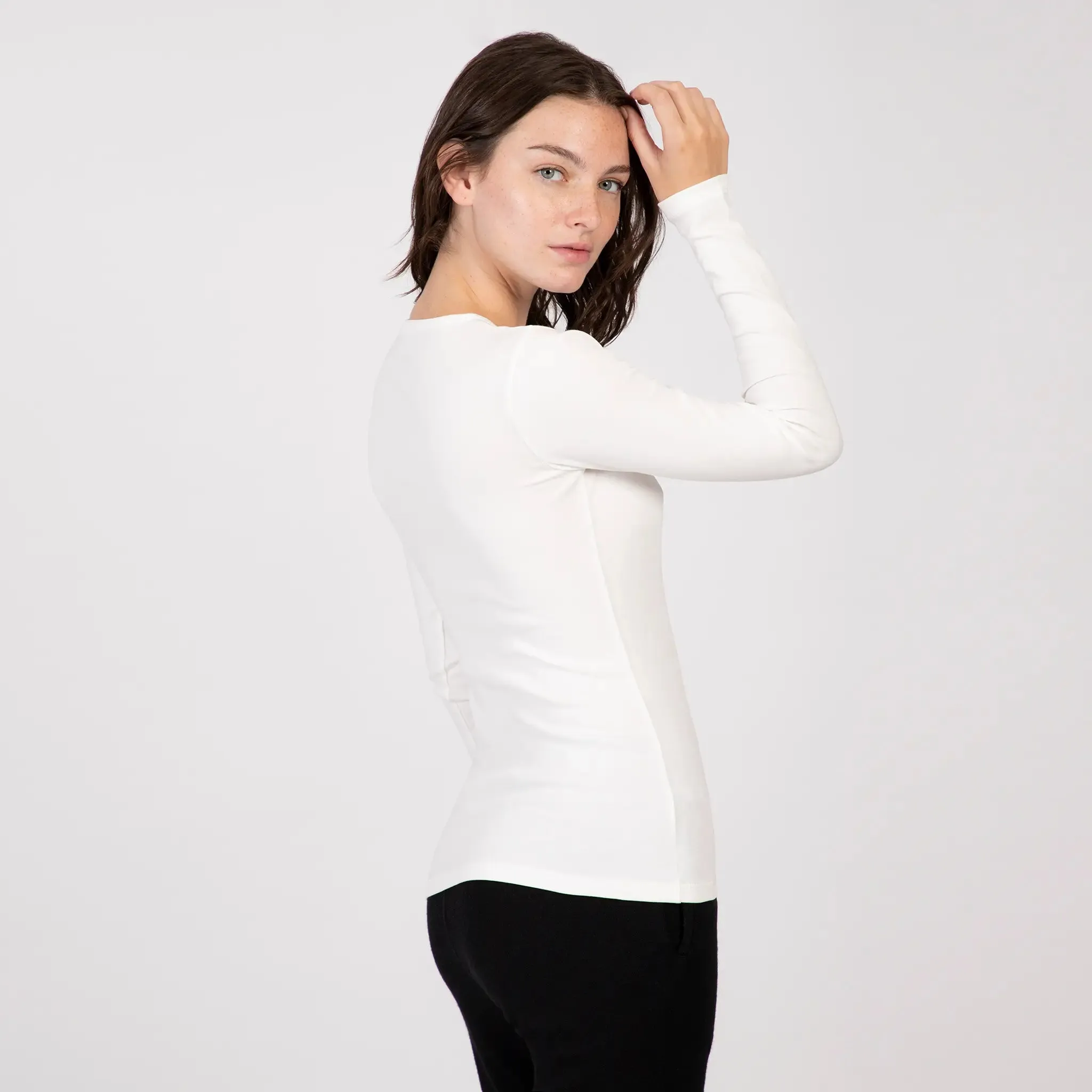 Mix 4 Pack - Women's Organic Crew Neck, V-Neck, Tank Top, & Long Sleeve