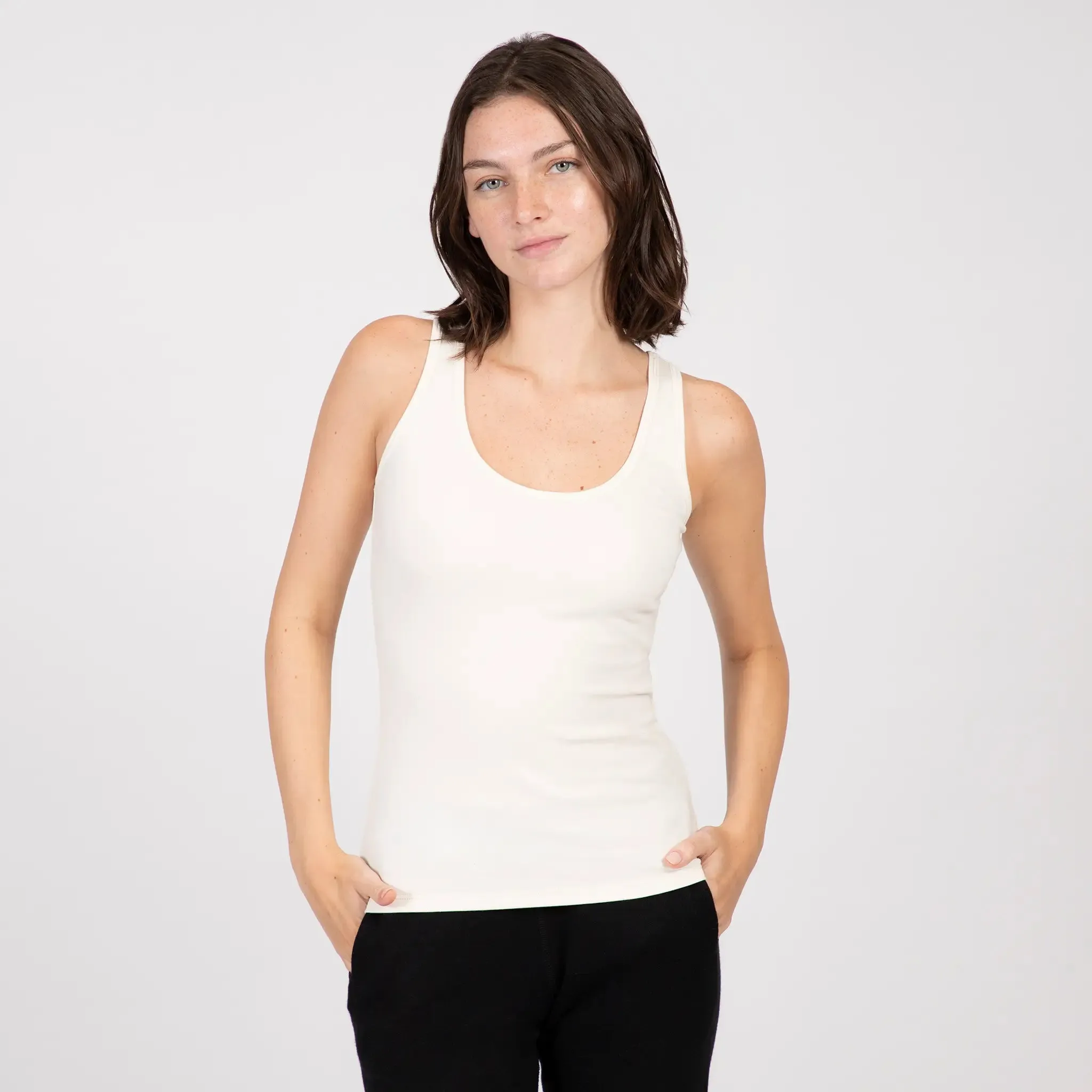 Mix 4 Pack - Women's Organic Crew Neck, V-Neck, Tank Top, & Long Sleeve