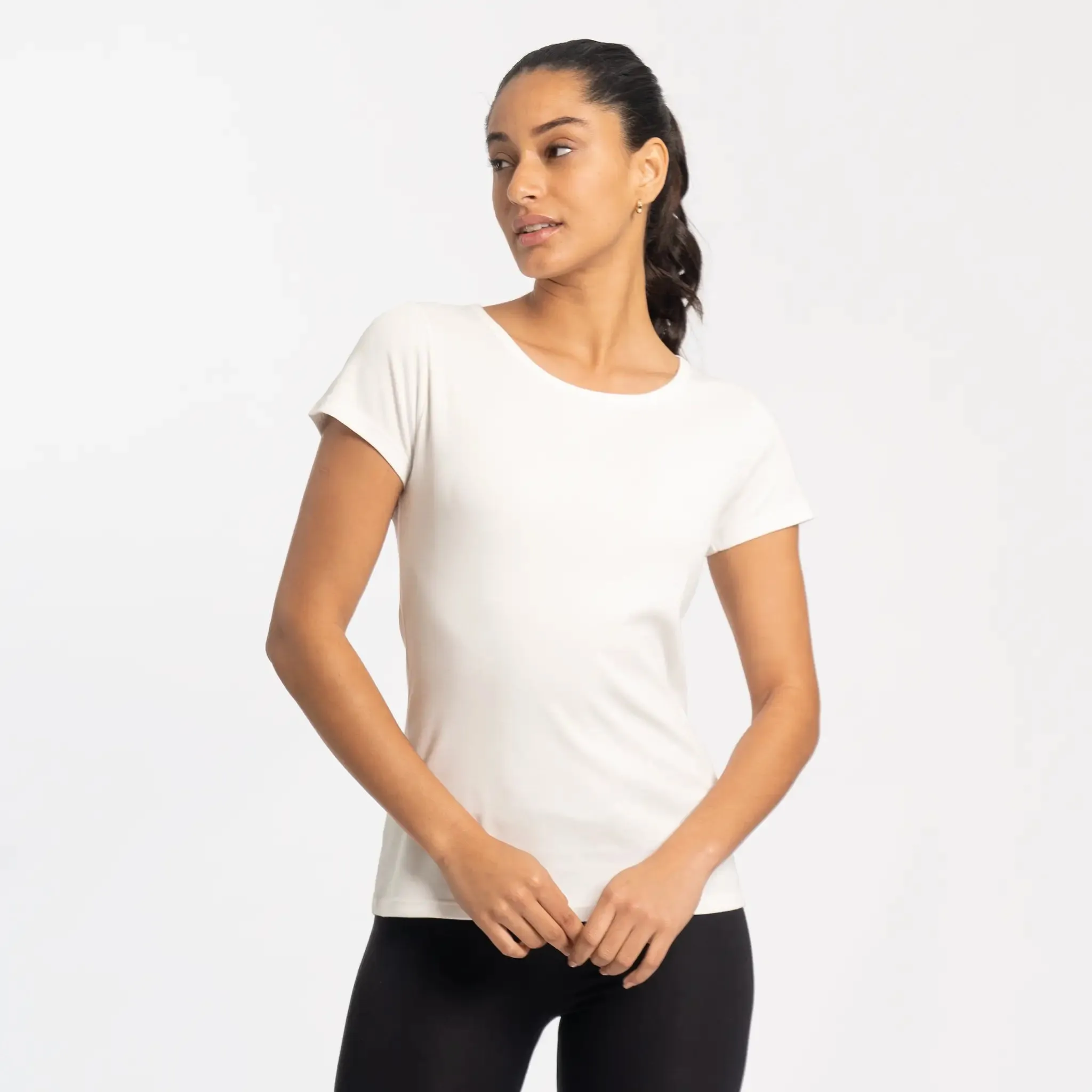 Mix 4 Pack - Women's Organic Crew Neck, V-Neck, Tank Top, & Long Sleeve