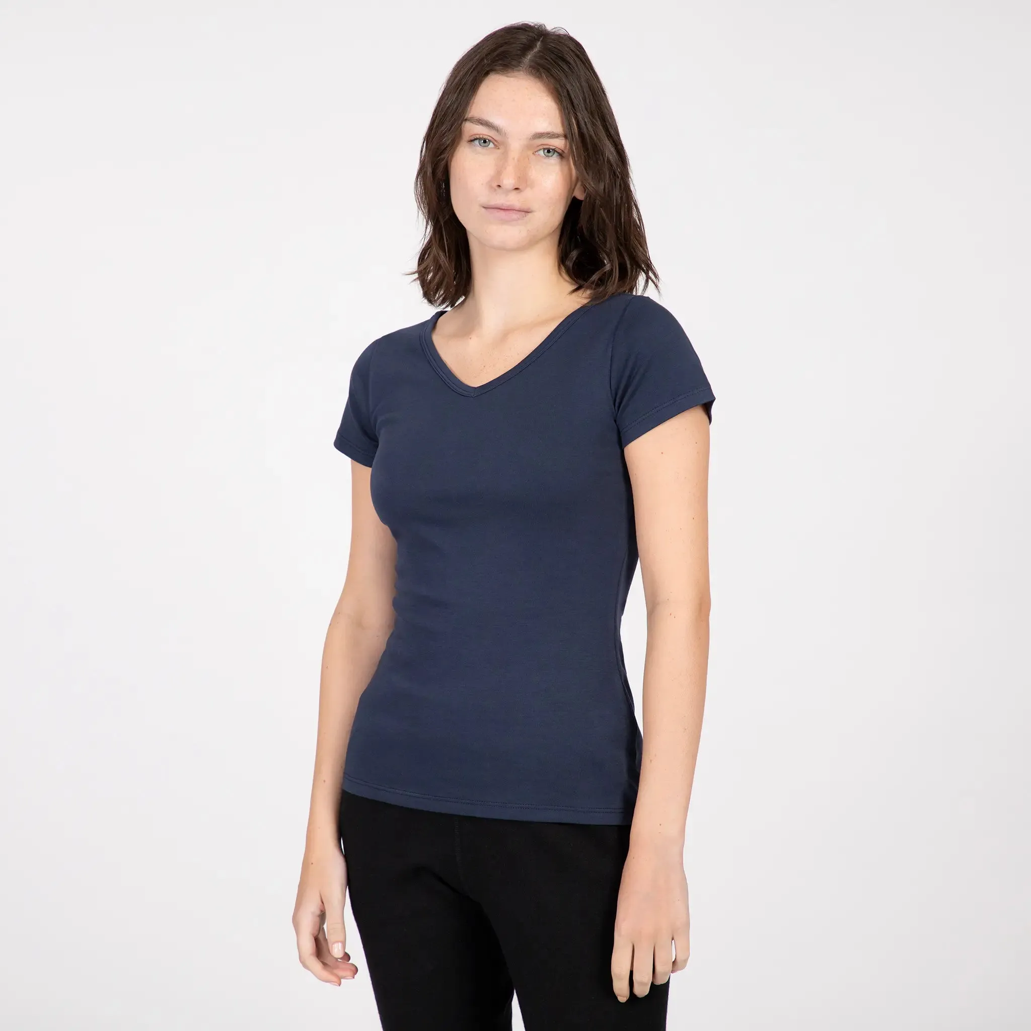 Mix 4 Pack - Women's Organic Crew Neck, V-Neck, Tank Top, & Long Sleeve