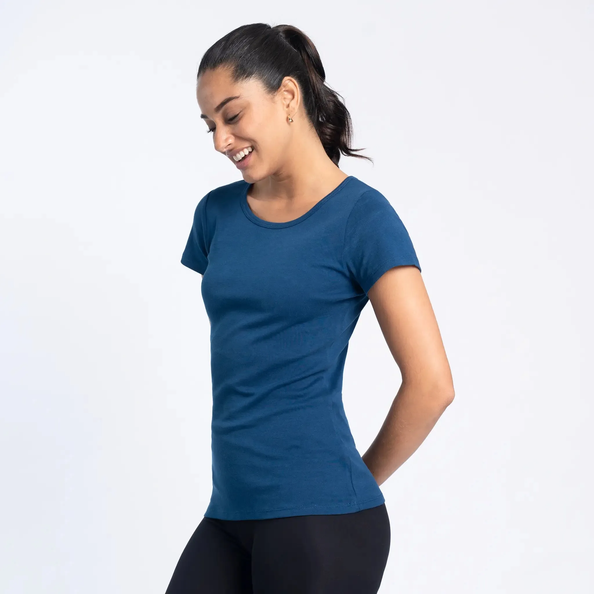 Mix 4 Pack - Women's Organic Crew Neck, V-Neck, Tank Top, & Long Sleeve